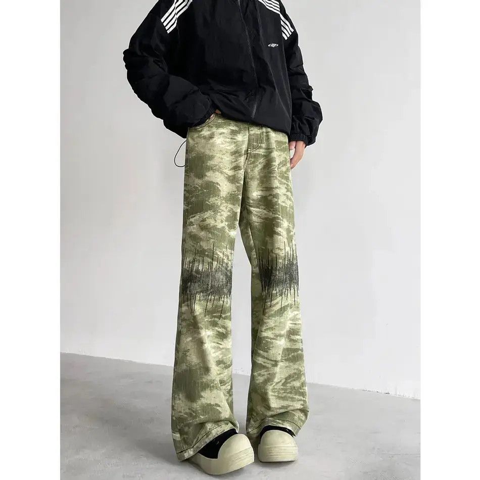 Japanese Brand Retro loose wide leg slightly flared jeans Size US 32 / EU 48 - 3 Thumbnail