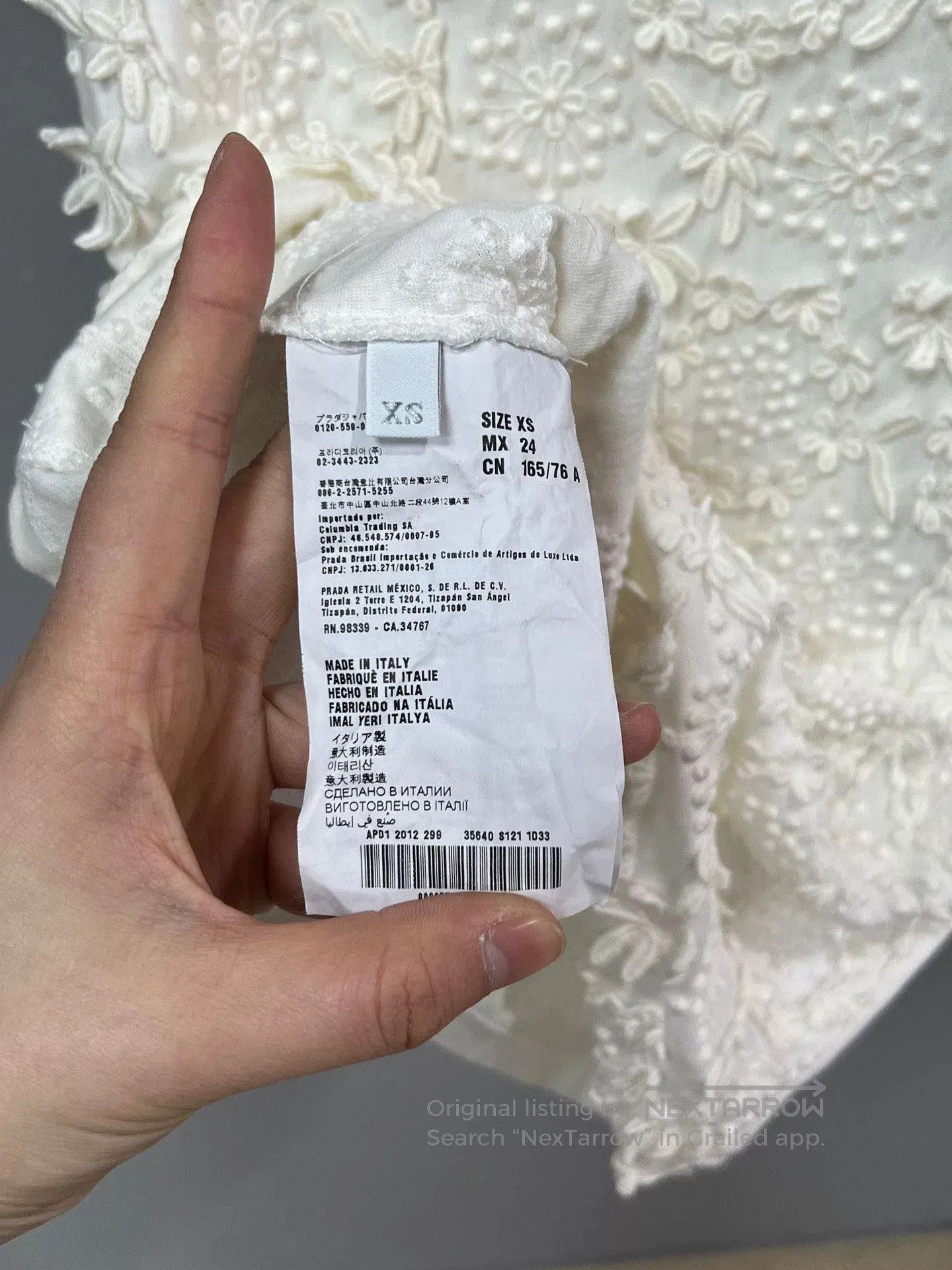Prada Prada Short-Sleeve Top. Size XS / US 0-2 / IT 36-38 - 3 Thumbnail