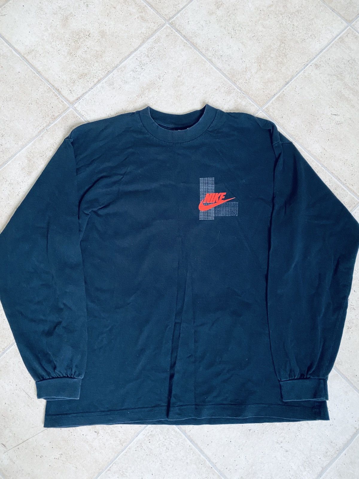 Nike 90s Swoosh Longsleeve Supreme Tn Stussy Size US XL / EU 56 / 4 - 2 Thumbnail