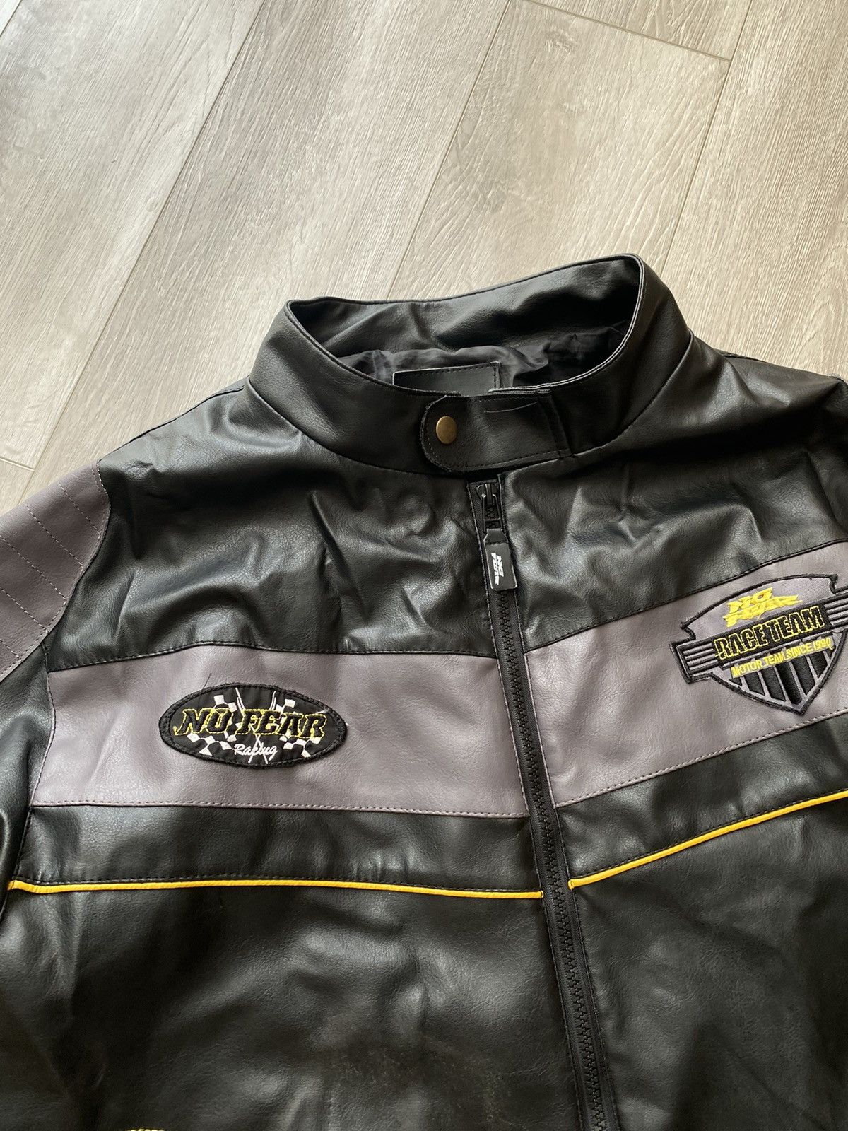 No Fear × Vintage Vintage NoFear Racing jacket Size US XL / EU 56 / 4 - 4 Thumbnail