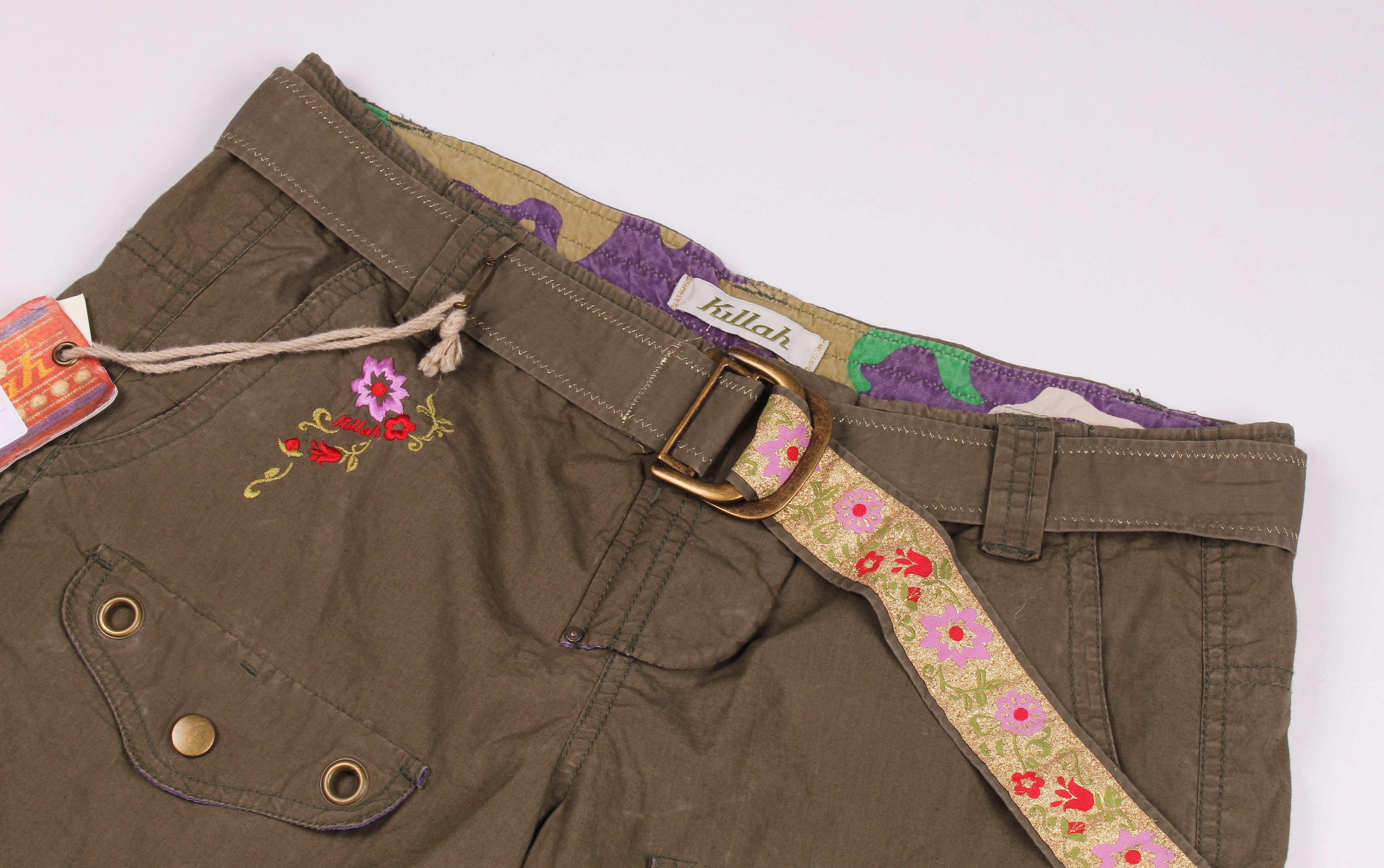 Miss Sixty × Vintage Vintage Killah by Miss Sixty Y2K Cargo Shorts Size 32" / US 10 / IT 46 - 2 Thumbnail