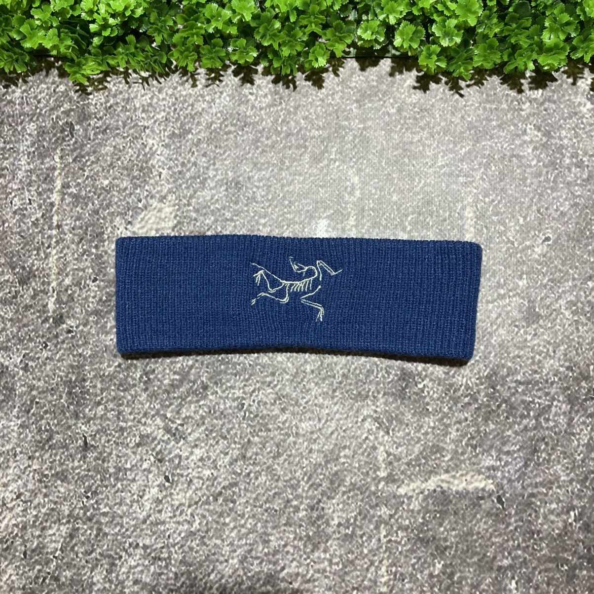 Arc'teryx Arc'teryx Headband Ear Warmer Knit Blue Silver Logo Running Size ONE SIZE - 1 Thumbnail