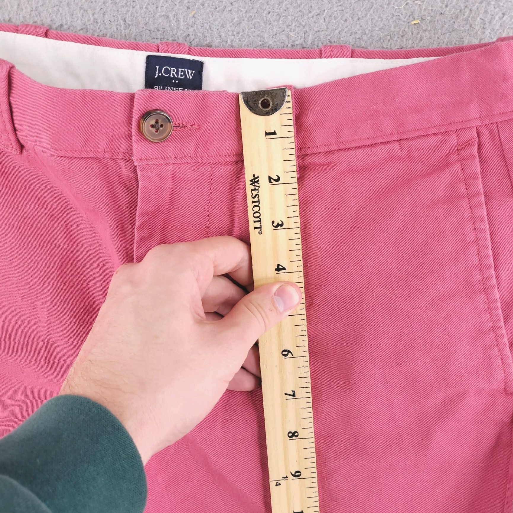 J.Crew J. Crew Shorts Mens 30 Pink Casual Cotton Chino 9" Inseam Preppy Shirt Pants Mens Size US 30 / EU 46 - 4 Thumbnail