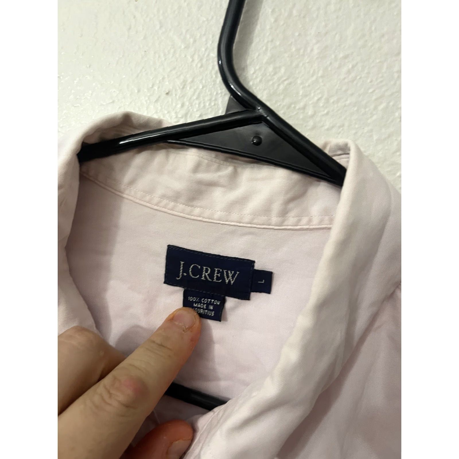 J.Crew VINTAGE J.CREW Shirt Men L Pink 100% Cotton Button-Down Long Sleeve Collared Shirt Size US L / EU 52-54 / 3 - 2 Thumbnail