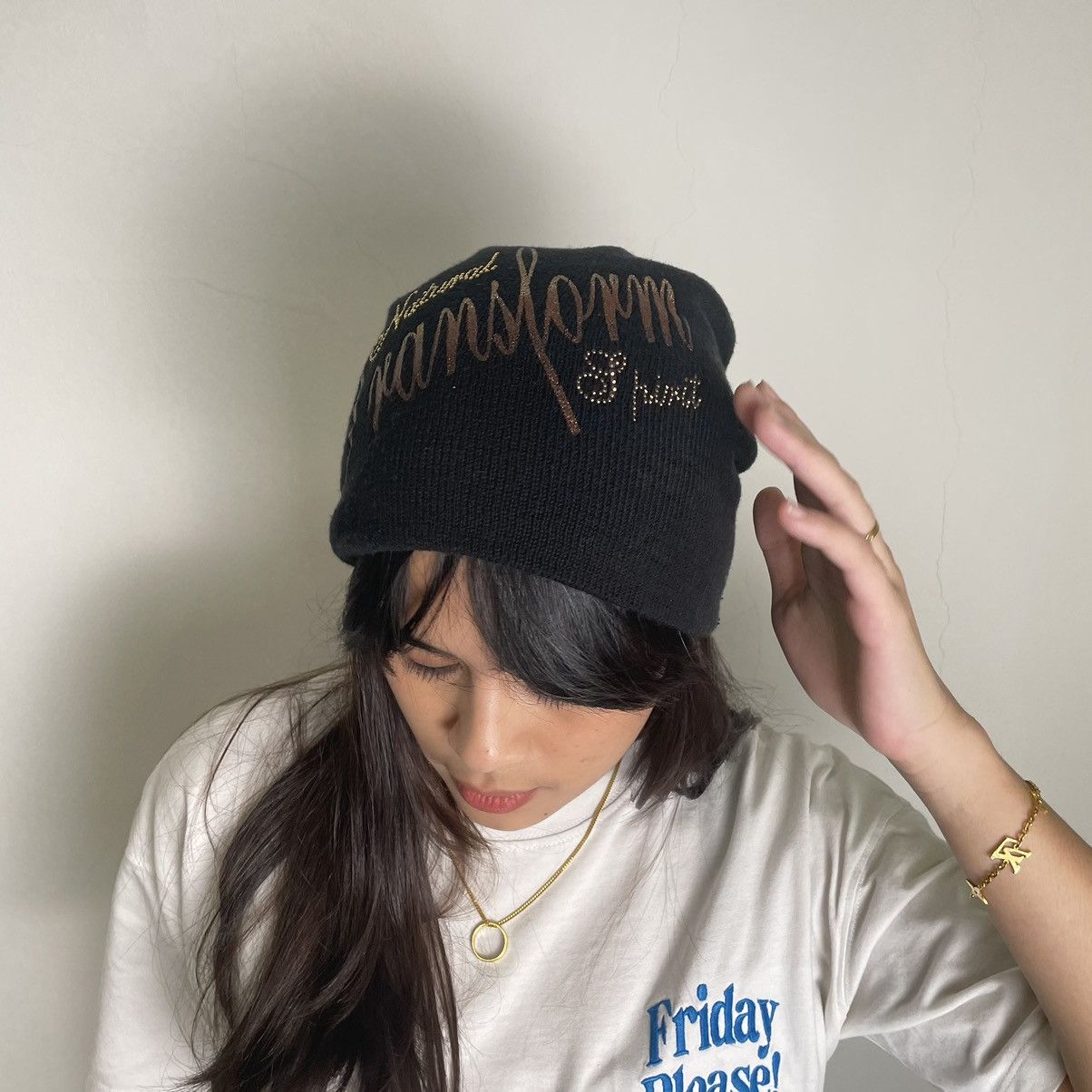 If Six Was Nine × Japanese Brand × Le Grande Bleu (L.G.B.) Vintage Y2K XFRM Beanie Hats Size ONE SIZE - 2 Thumbnail