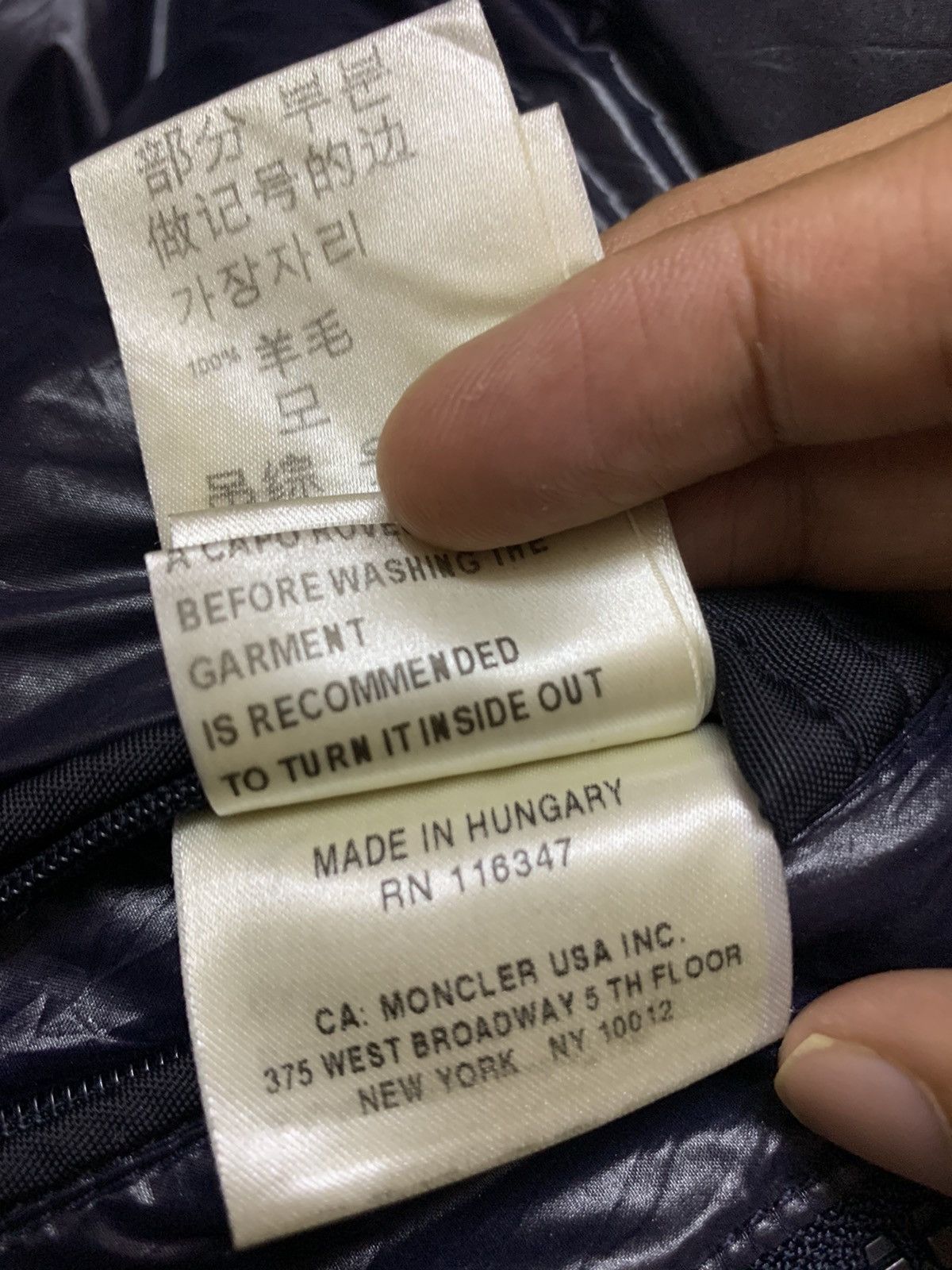 Moncler MONCLER Defense Green Wool Down Puffer Jacket Size US M / EU 48-50 / 2 - 21 Thumbnail