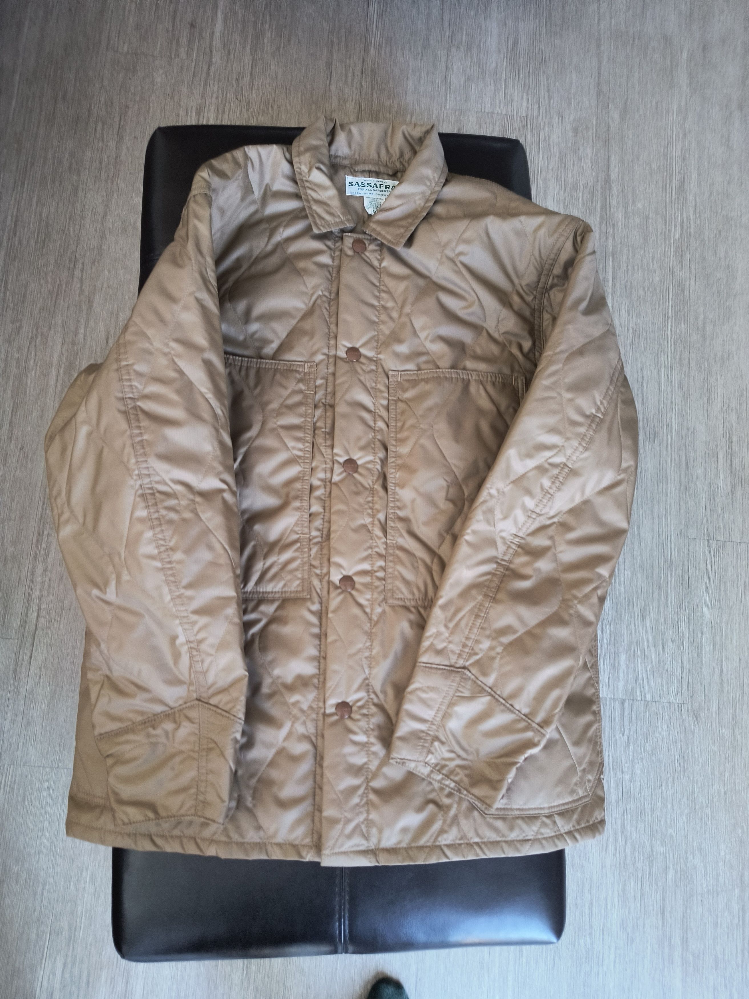 Sassafras Sassafras Transplant Quilted Liner Jacket | Grailed