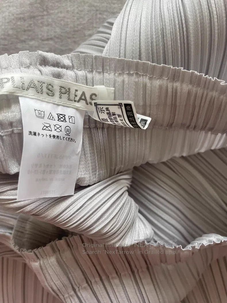 Issey Miyake Issey Miyake size:5 Light Grey Long Pants Size 22" - 3 Thumbnail