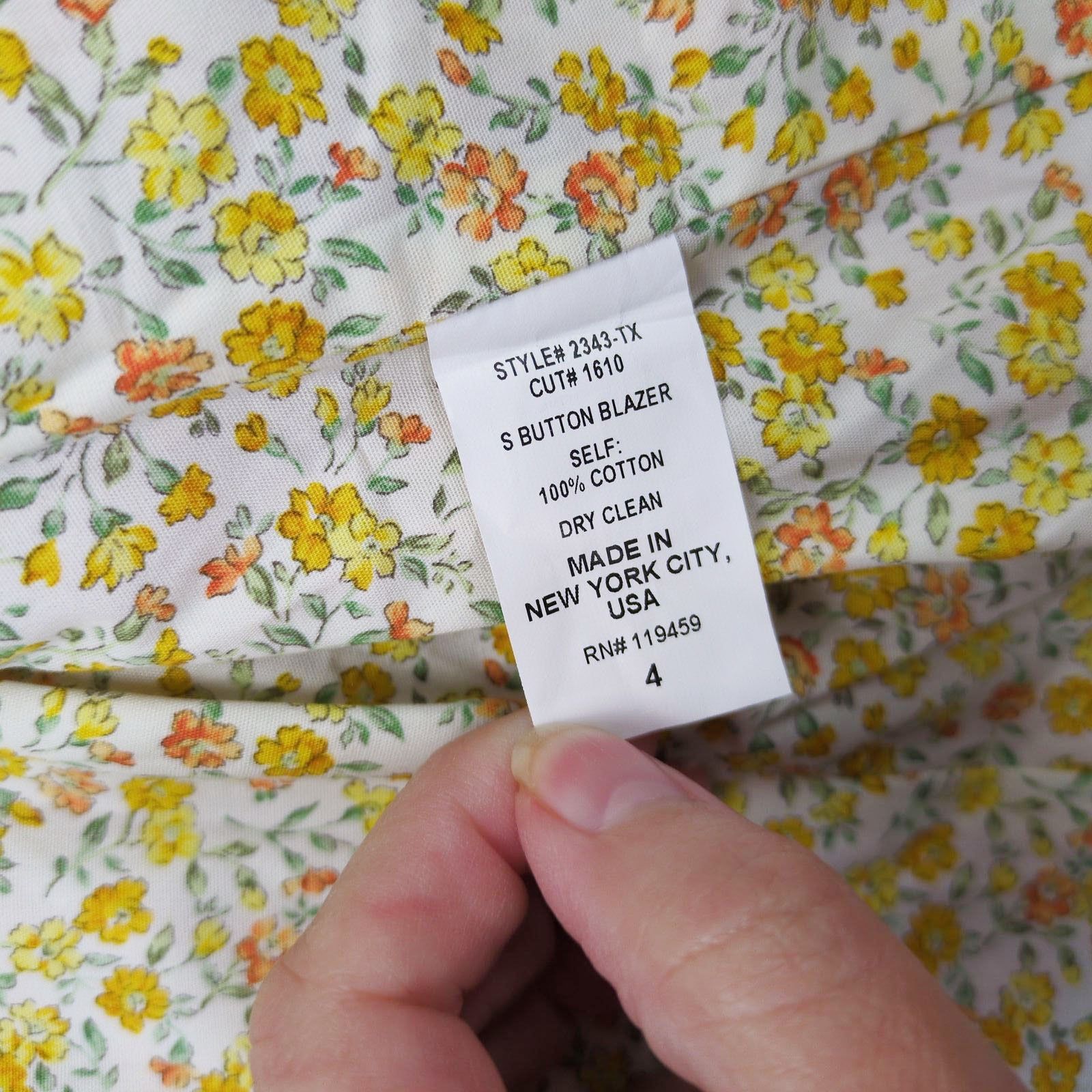Vintage NWT Garfield & Marks Womyn Women's 4 Plaid Blazer $216 Size S / US 4 / IT 40 - 7 Thumbnail