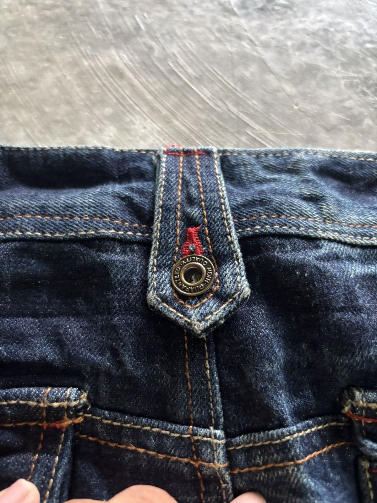 20471120 × Hysteric Glamour × Japanese Brand japanese dope design with sick faded wash punk grunge gothic Size US 35 - 14 Thumbnail