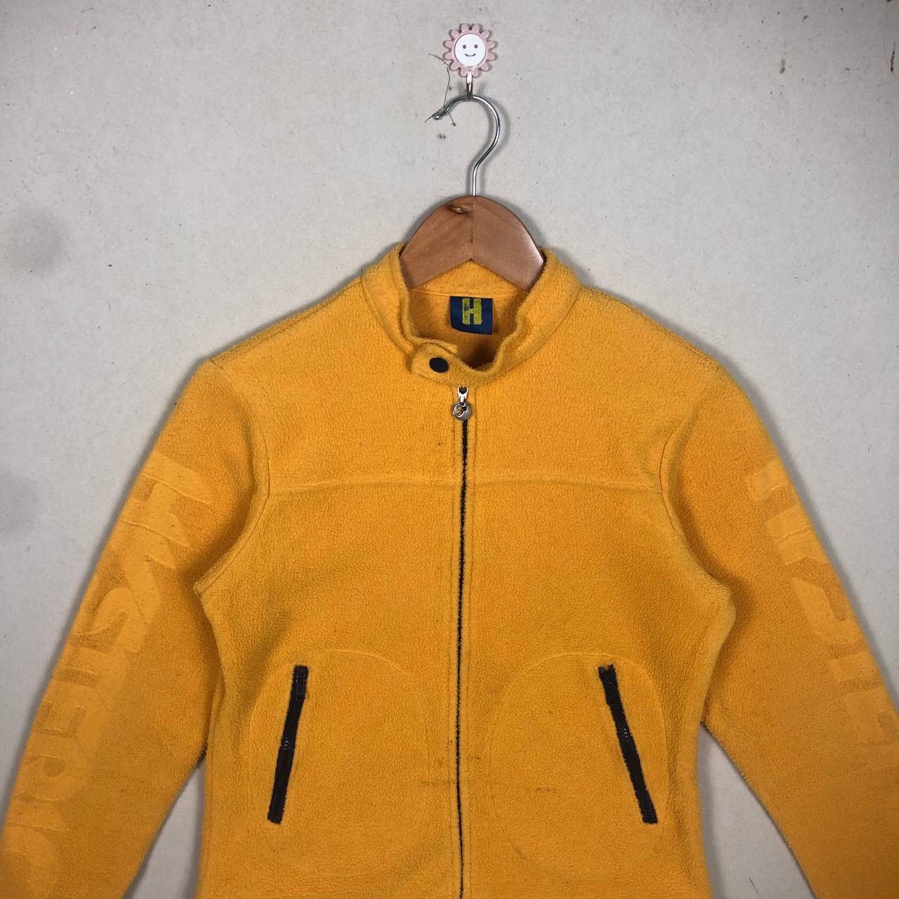 Hysteric Glamour Hysteric Glamour Fleece Biker Jacket Embossed Print Size US S / EU 44-46 / 1 - 4 Thumbnail