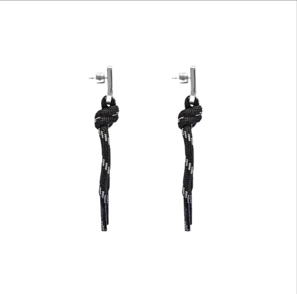 Balenciaga Balenciaga Brass Earrings Women's Black Size ONE SIZE - 2 Thumbnail