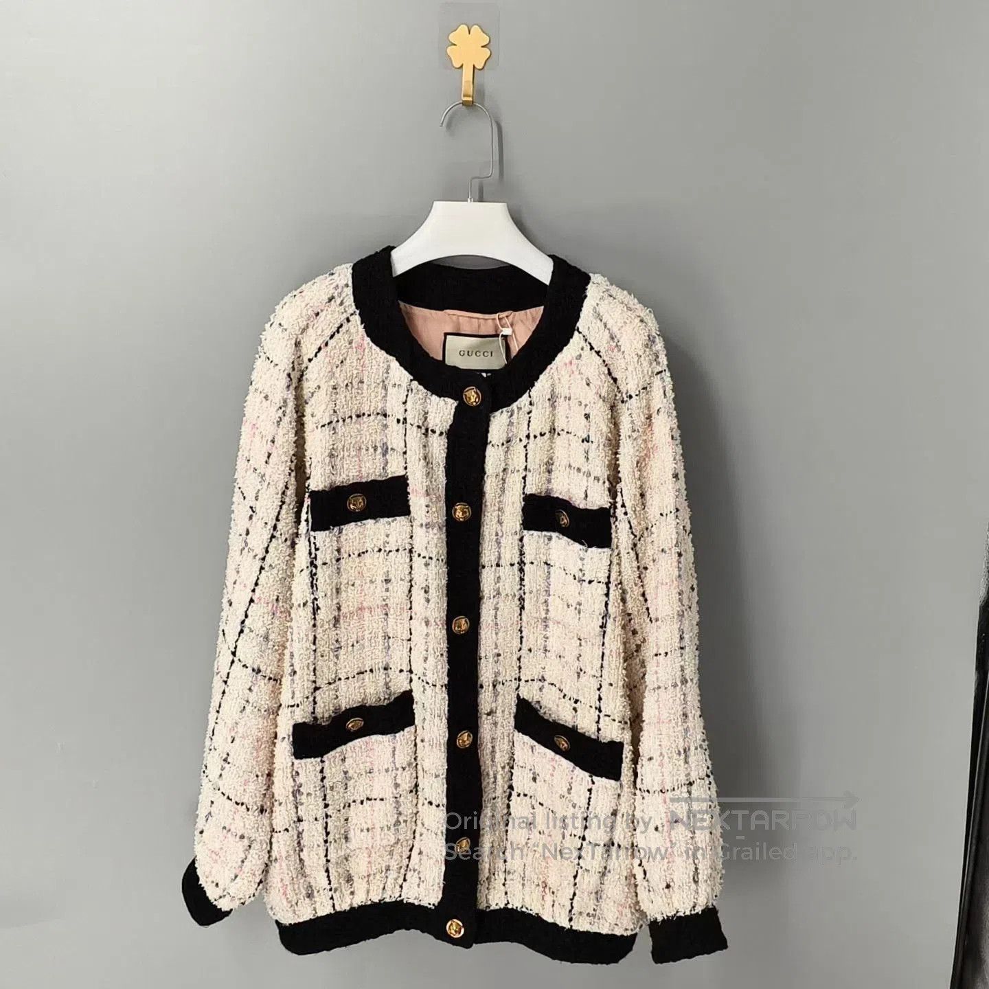 Gucci Gucci Ivory Rainbow Weave Tweed Jacket. Size S / US 4 / IT 40 - 1 Thumbnail