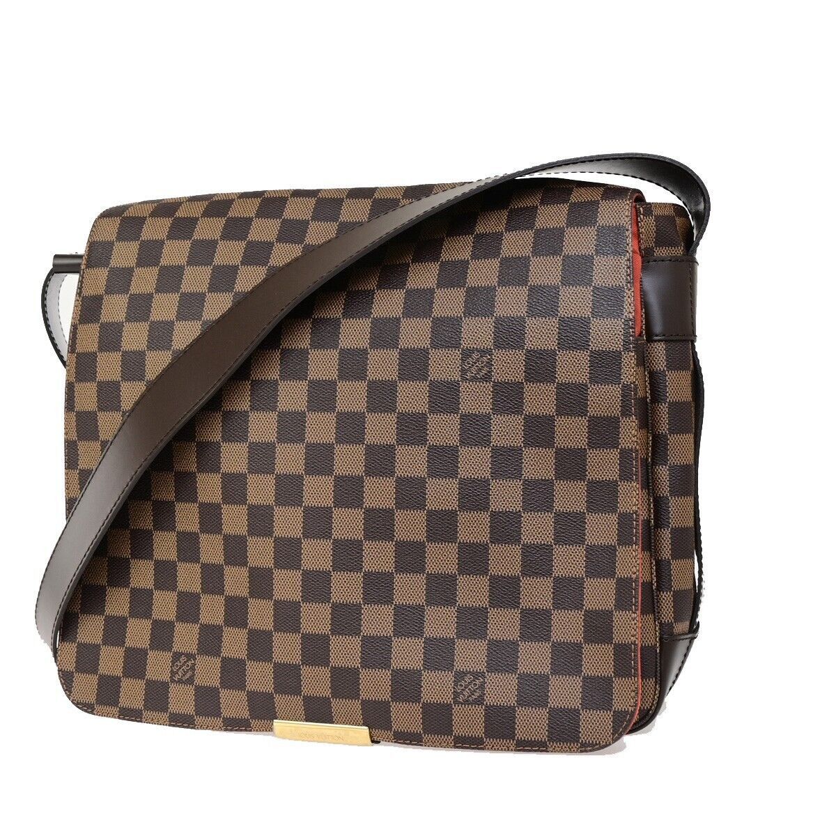 Bastille Brown Canvas Shoulder Bag (Pre-Owned)