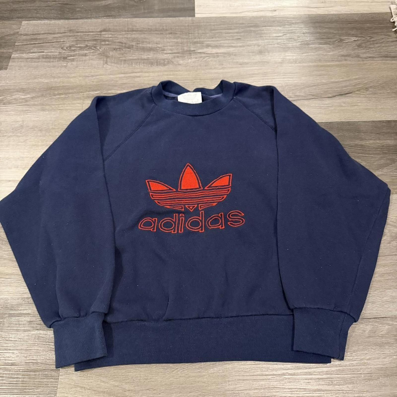 Adidas Vintage adidas crewneck sweatshirt 80s S Size US S / EU 44-46 / 1 - 2 Thumbnail