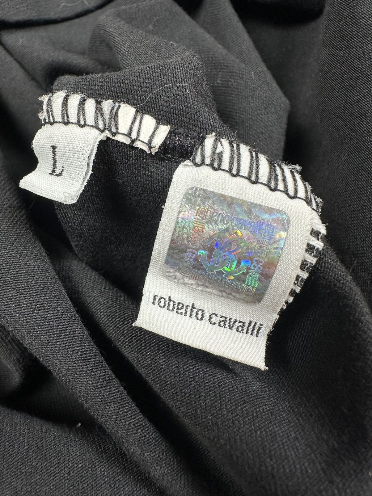 Roberto Cavalli Roberto Cavalli big logo women t shirt Size L / US 10 / IT 46 - 6 Thumbnail