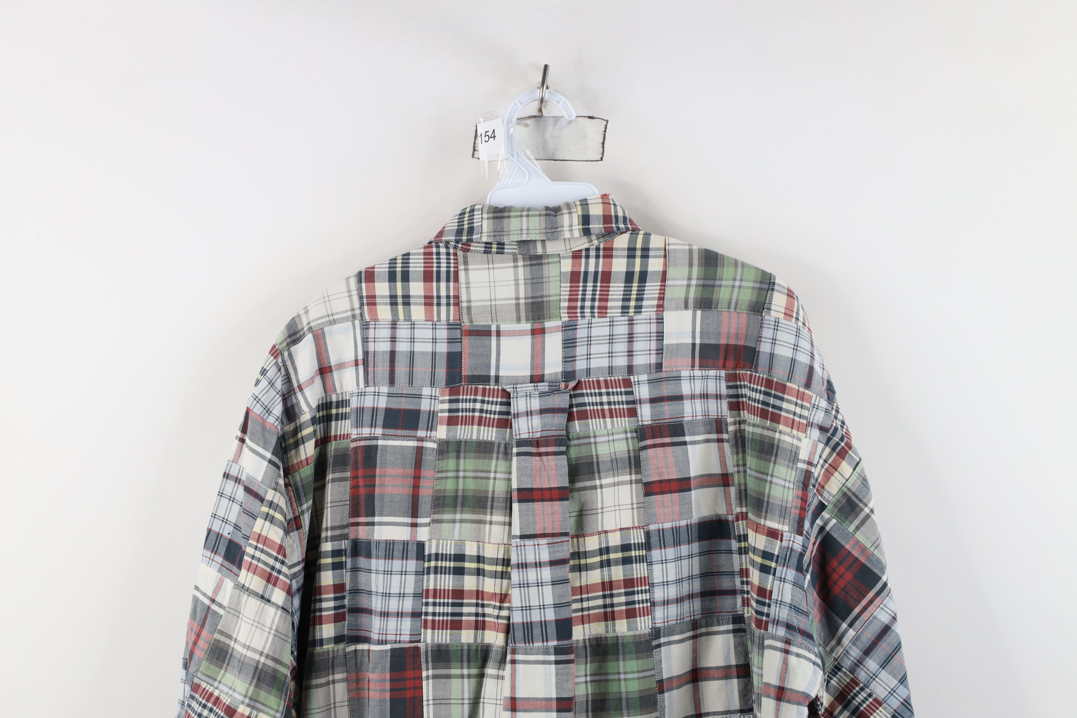 Orvis Vintage Orvis Madras Plaid Patchwork Button Down Polo Shirt Size US L / EU 52-54 / 3 - 13 Thumbnail