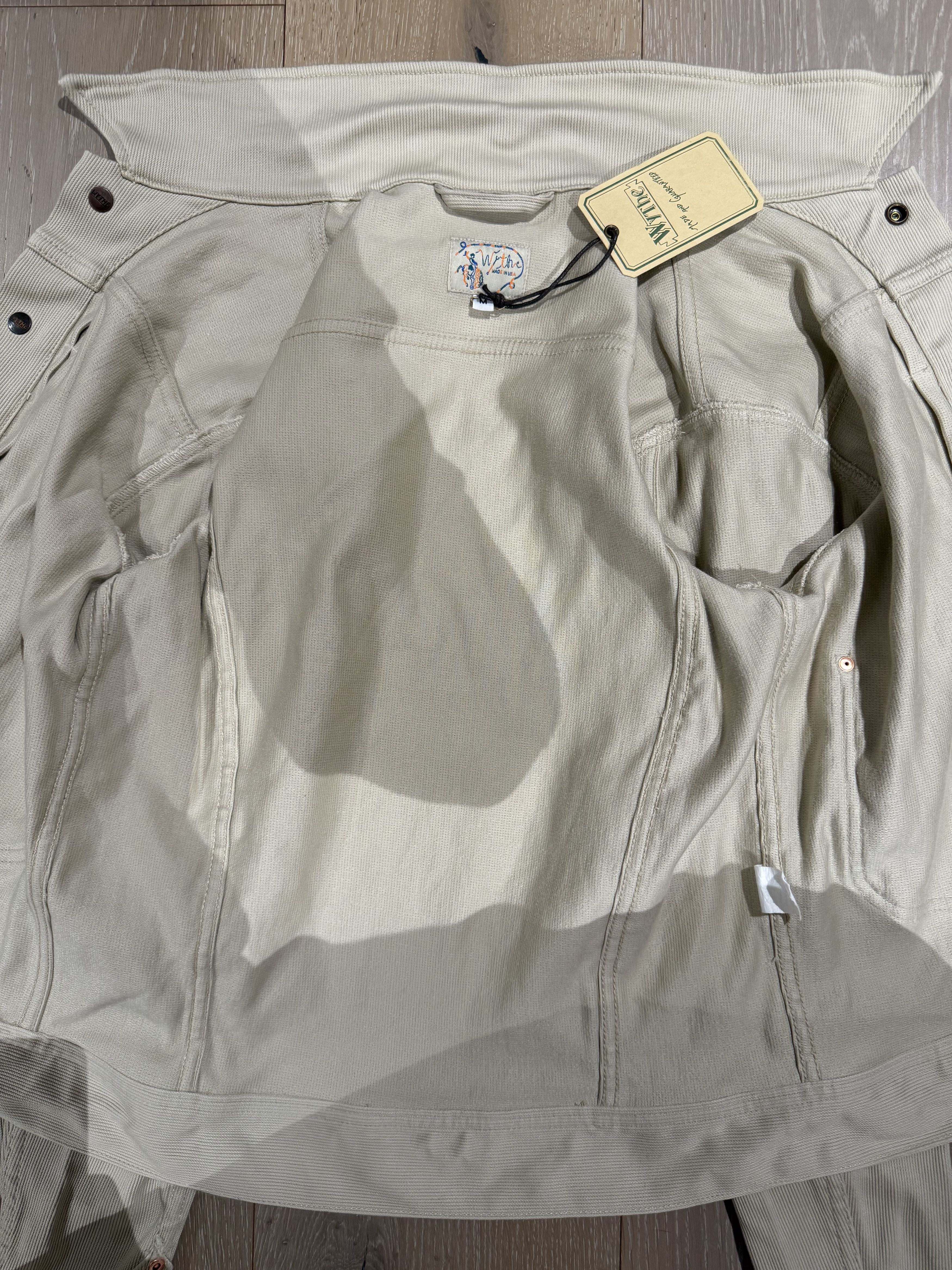 WYTHE 💚 Wythe Bedford Cord Ranch Jacket Off White USA Medium NEW Size US M / EU 48-50 / 2 - 12 Thumbnail