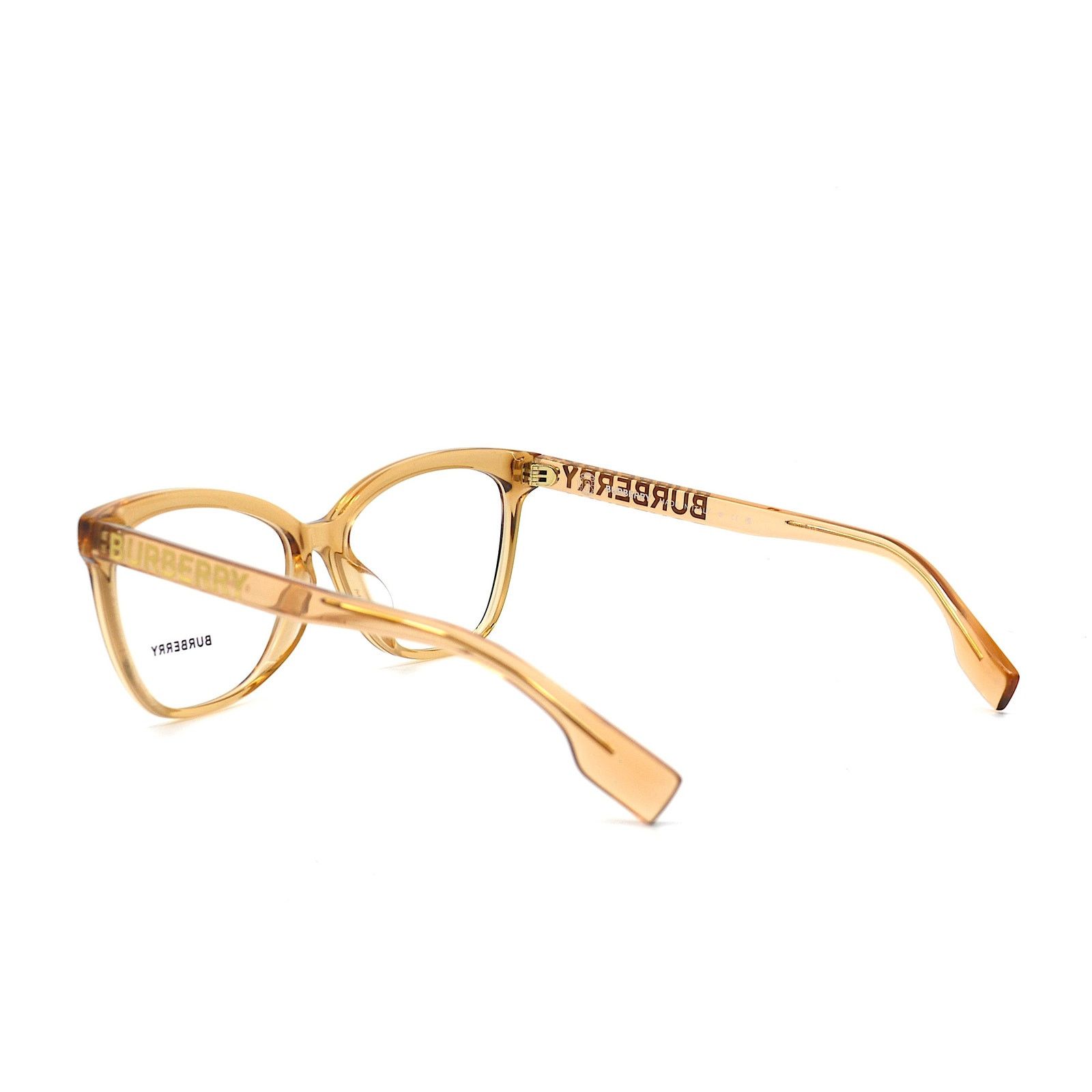 Burberry NEW BURBERRY BE2364F 3779 TRANSPARENT BROWN EYEGLASSES FRAME Size ONE SIZE - 7 Thumbnail