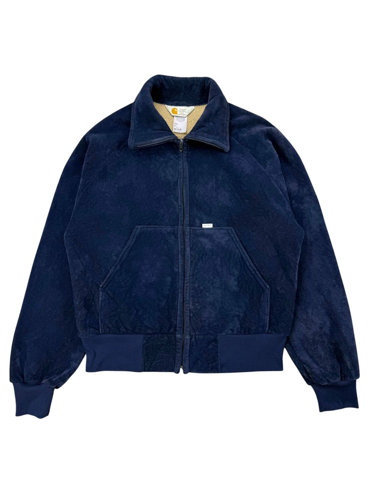 Carhartt Vintage RARE 70s CARHARTT Suede/Velvet TALON USA 🇺🇸 Zip Up Size US M / EU 48-50 / 2 - 1 Thumbnail