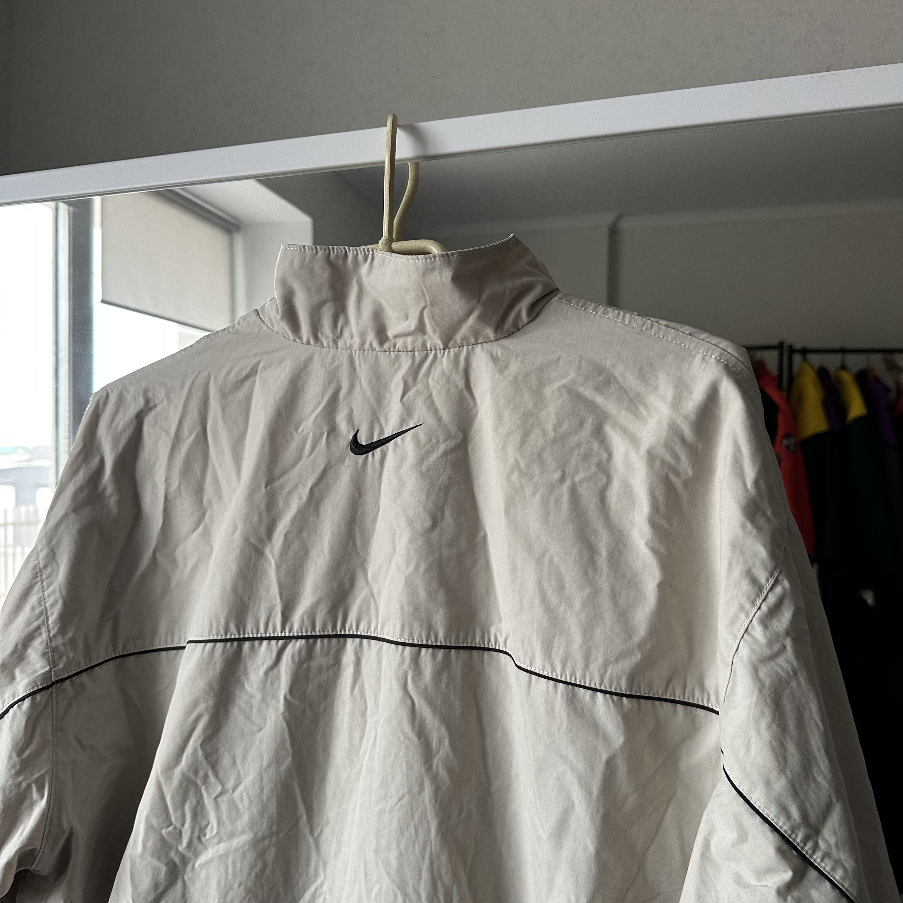 Nike Nike y2k Vintage Baggy Nylon Swoosh Logo Zip Track Jacket Size US M / EU 48-50 / 2 - 5 Thumbnail