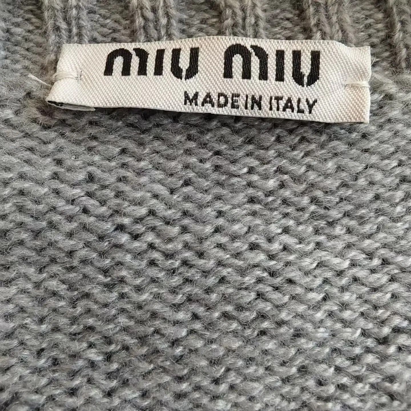 Miu Miu Miu Miu Ruffled cashmere knit cardigan| Size XS / US 0-2 / IT 36-38 - 3 Thumbnail