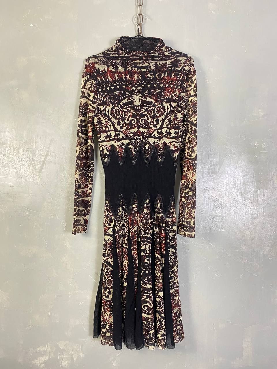 Jean Paul Gaultier Jean Paul Gaultier Soleil Tribal Tattoo Print Dress Size S / US 4 / IT 40 - 1 Thumbnail
