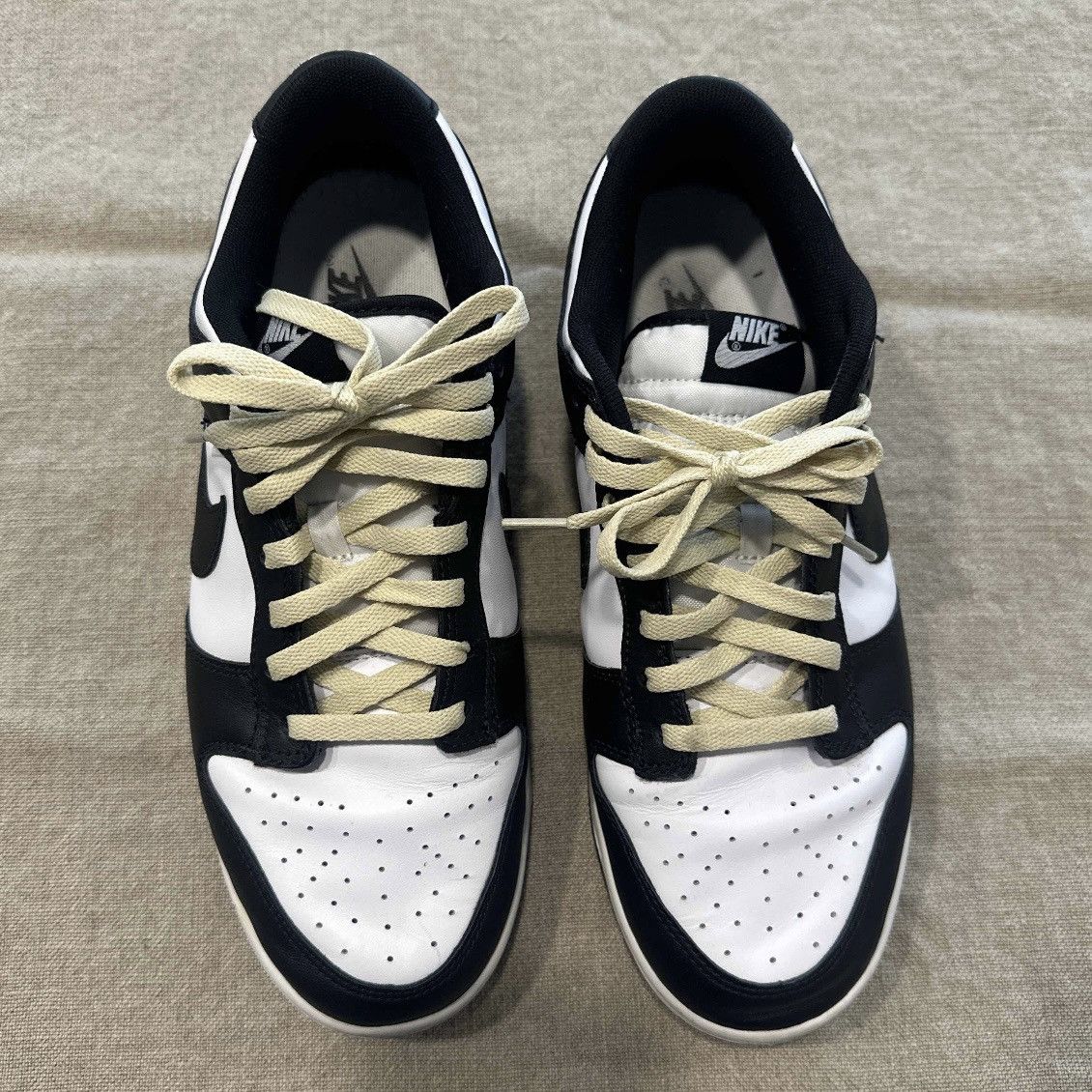 Nike Nike Dunk Low Black White Panda Size US 9.5 / EU 42-43 - 3 Thumbnail