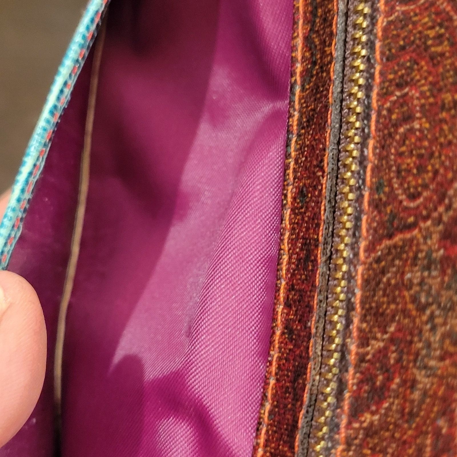 Etro ***SOLD SOLD****ETRO Milano Vintage Canvas & Leather | Size ONE SIZE - 9 Thumbnail