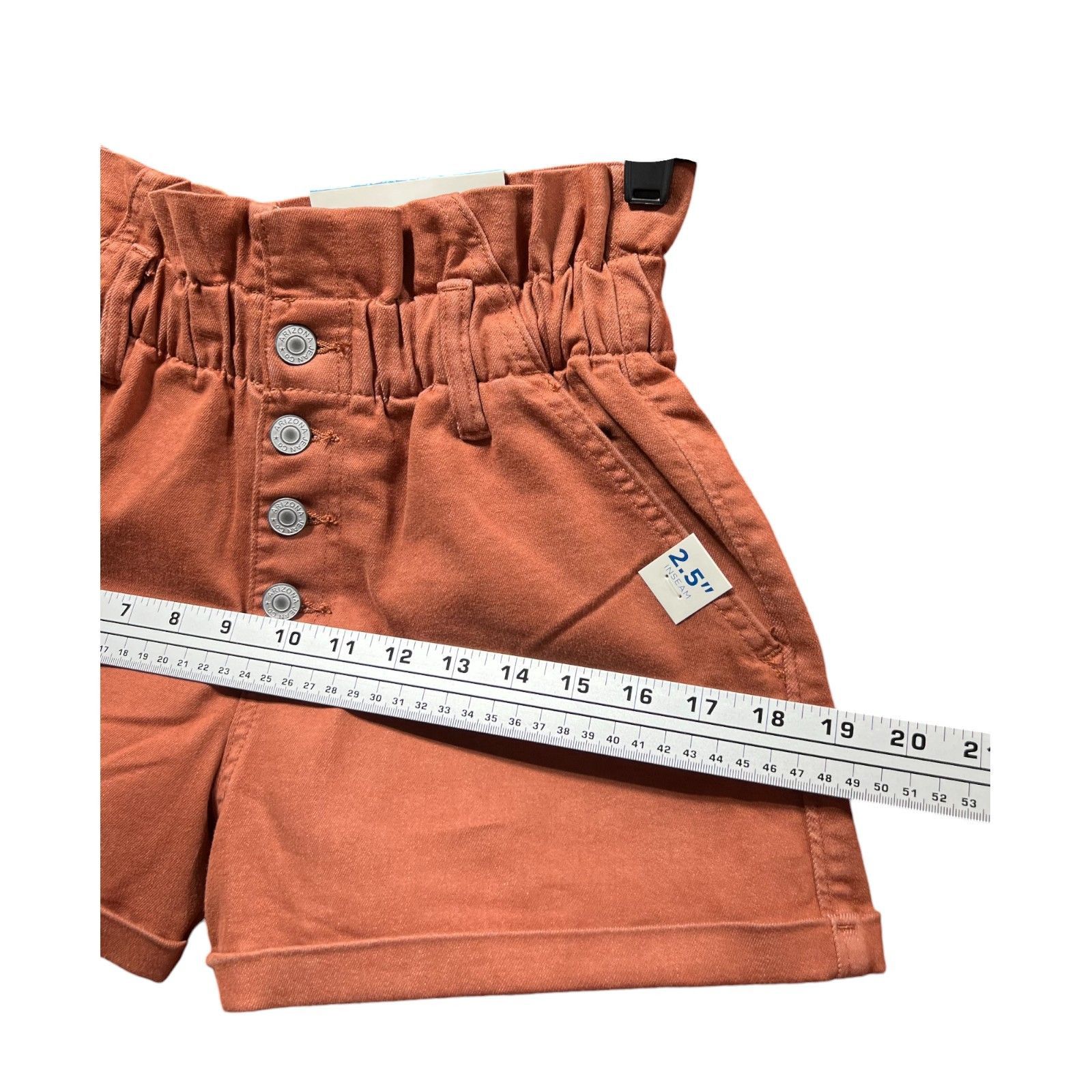 Arizona Jean Co. Arizona - Women's High Rise Denim Short - Brown - 5 Size 26" / US 2 / IT 38 - 6 Thumbnail