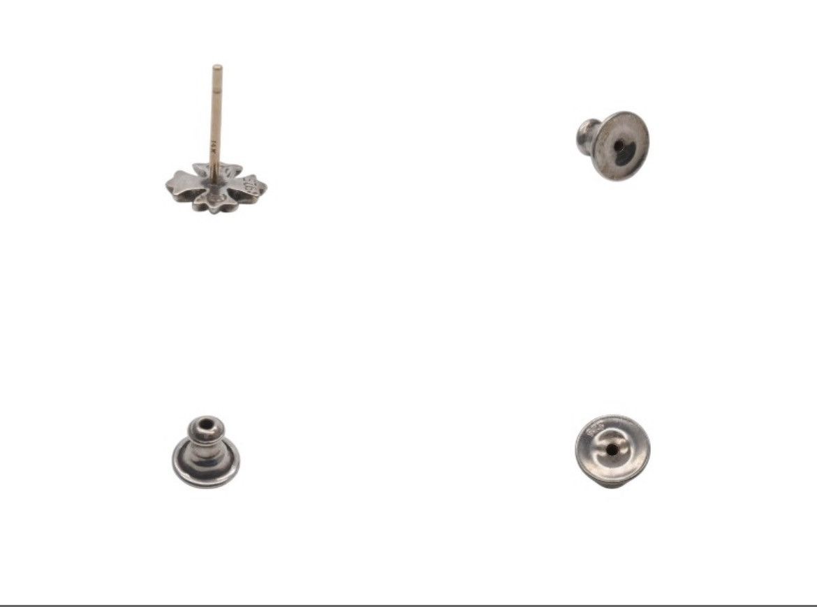 Chrome Hearts Chrome Hearts Diamond Plus Cross Stud Earring Size ONE SIZE - 9 Thumbnail