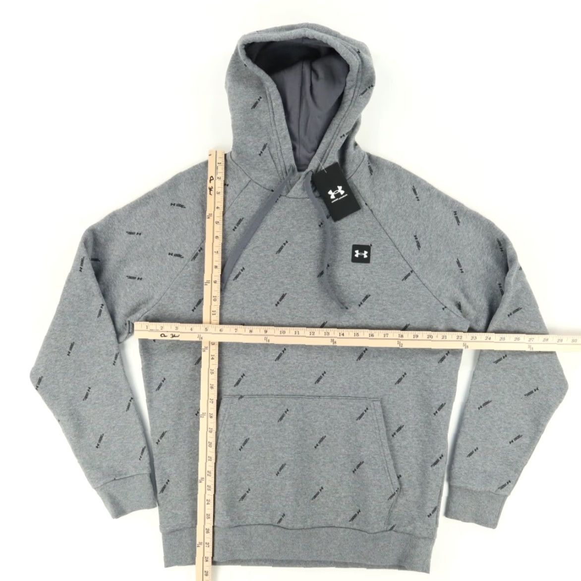 Under Armour Under Armour Rival Fleece Branded Hoodie Gray Men's M Size US M / EU 48-50 / 2 - 3 Thumbnail