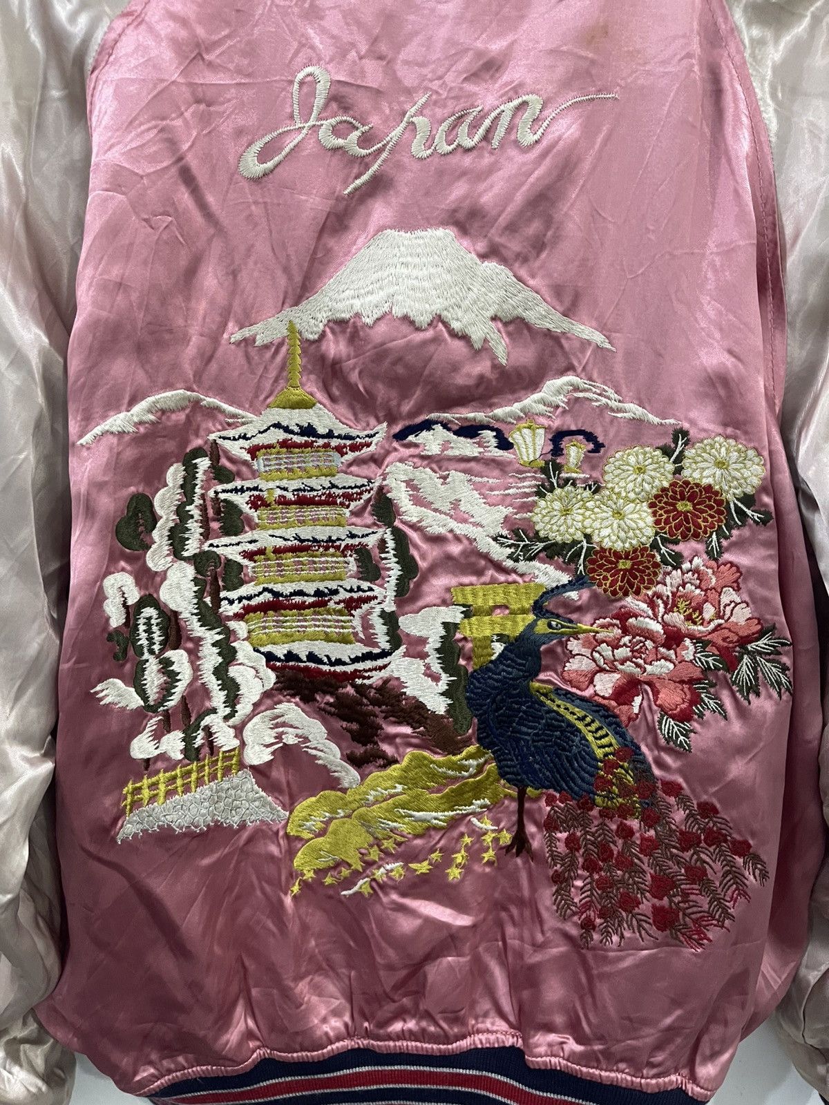 Japanese Brand Houston Rayon Sukajan Reversible Souvenier Jacket Size US L / EU 52-54 / 3 - 12 Thumbnail
