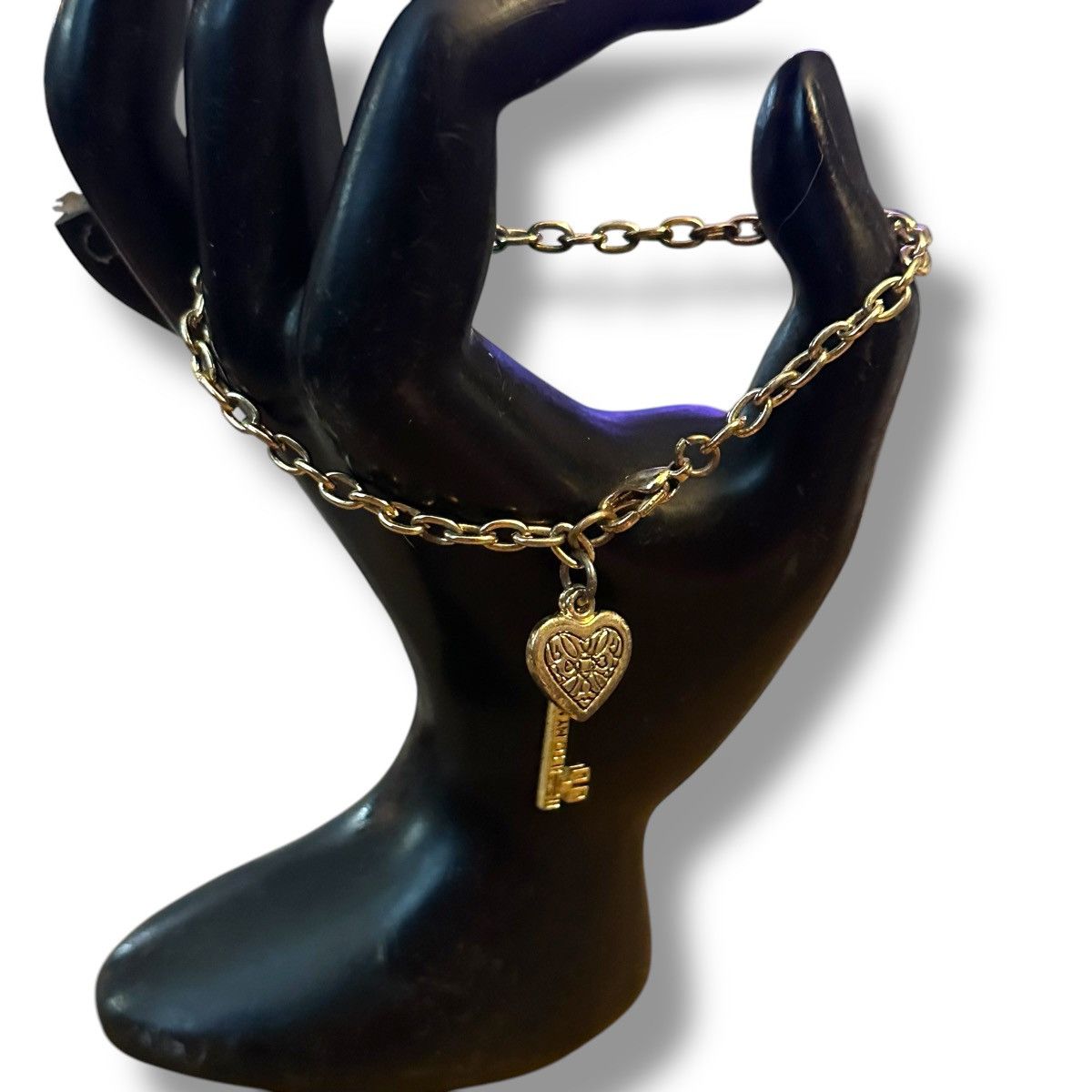 Other Gold tone Key to my Heart charm bracelet Size ONE SIZE - 2 Thumbnail