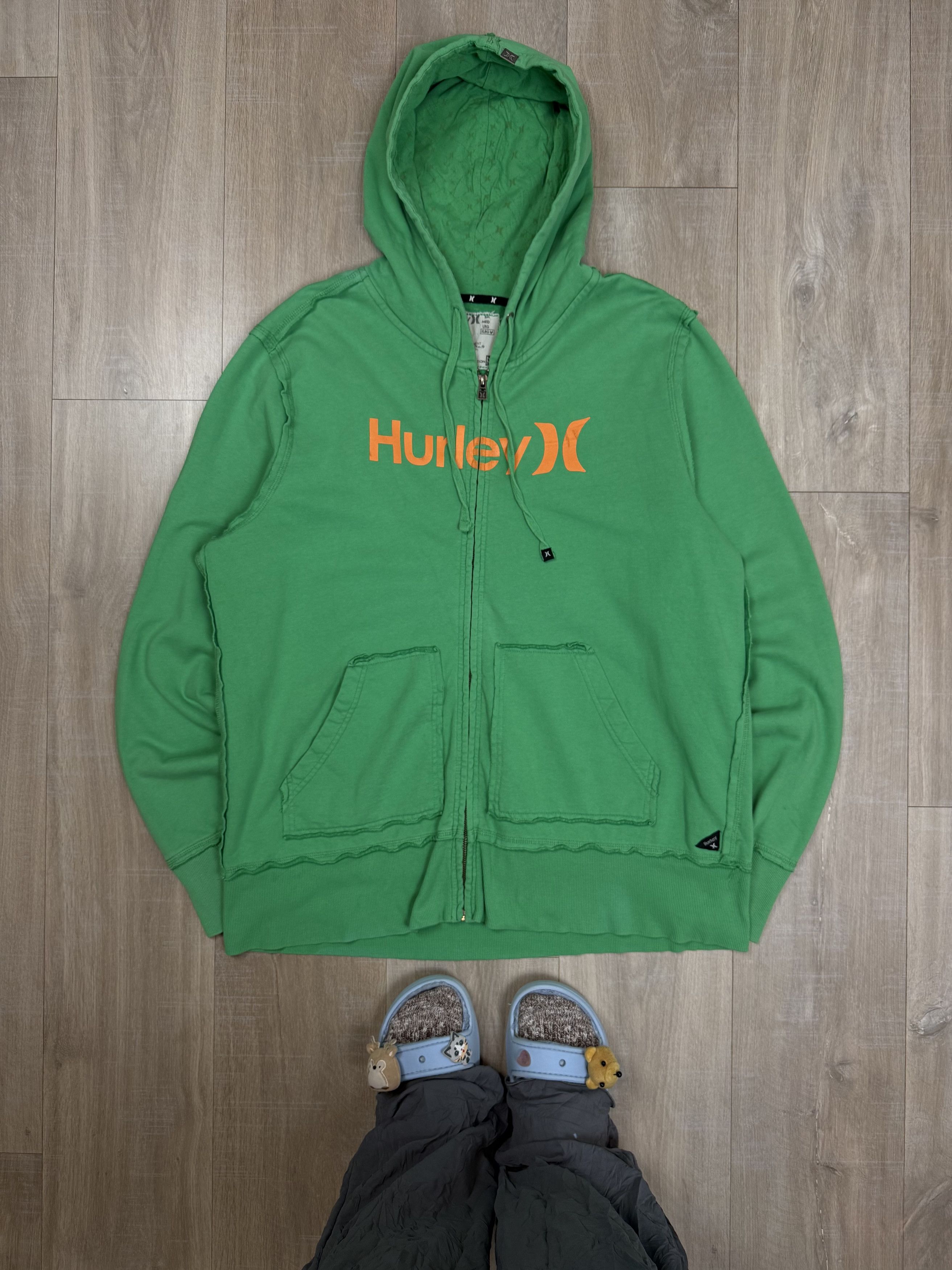 Hurley Hurley Full Zip Hoodie Green Size XL Size US XL / EU 56 / 4 - 1 Thumbnail
