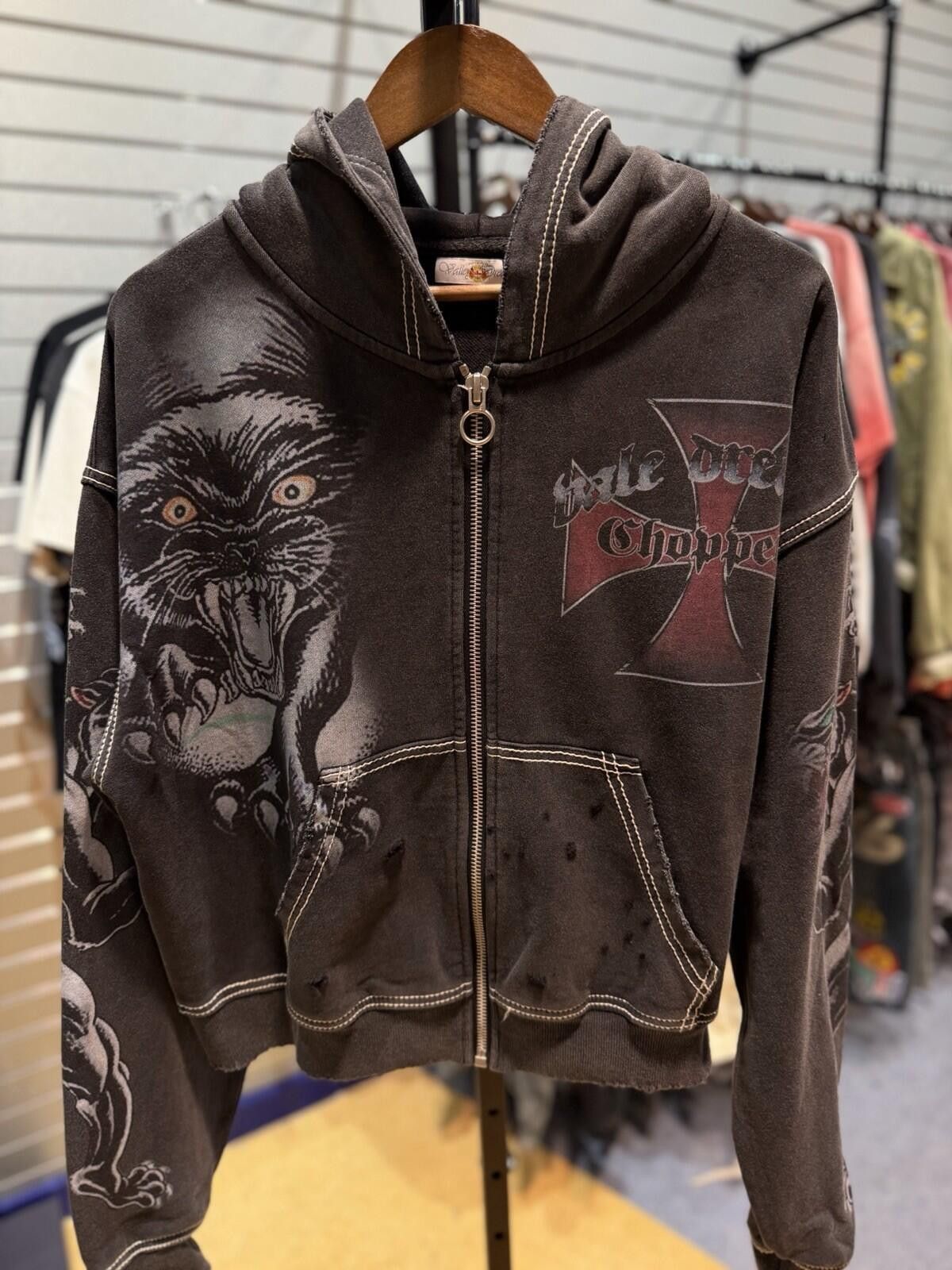 Vale M - Vale Zip Up Black Hoodie Authentic Valley Vale Forever Size US M / EU 48-50 / 2 - 6 Thumbnail