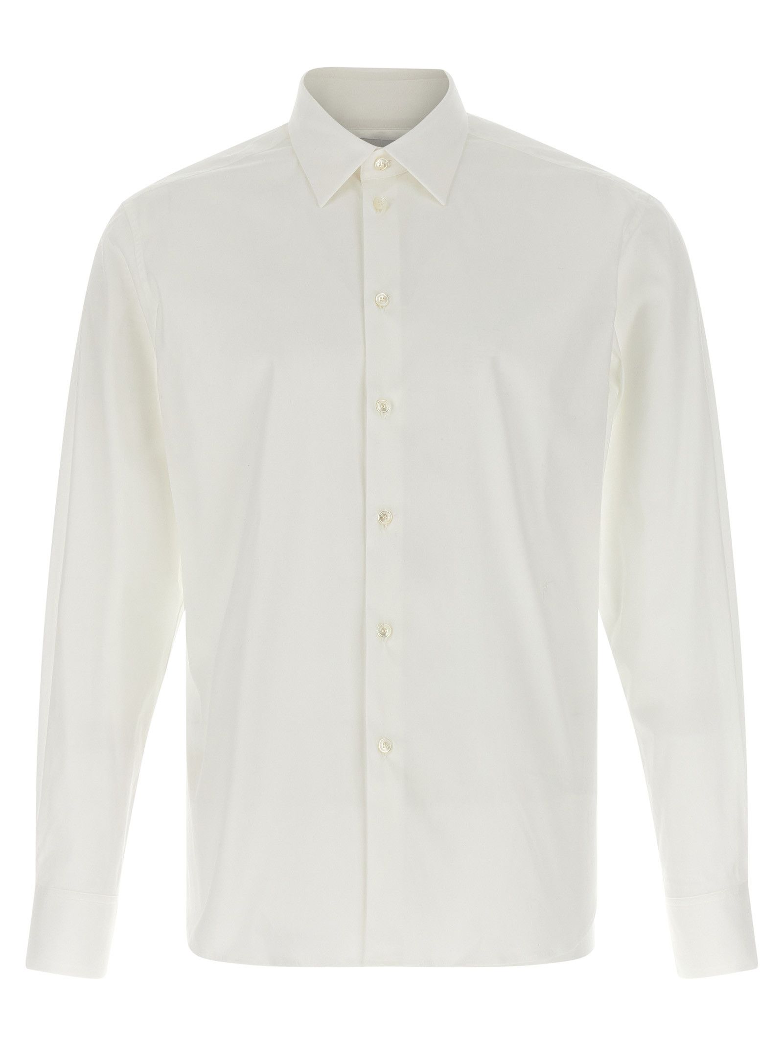 Salvatore Ferragamo Poplin Shirt Size US S / EU 44-46 / 1 - 1 Thumbnail