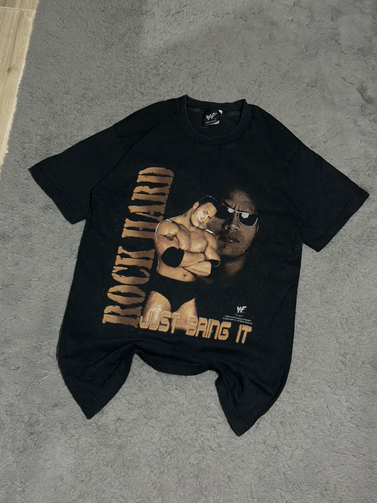 Band Tees Vintage 2000 The Rock WWF T-Shirt Size US S / EU 44-46 / 1 - 1 Thumbnail