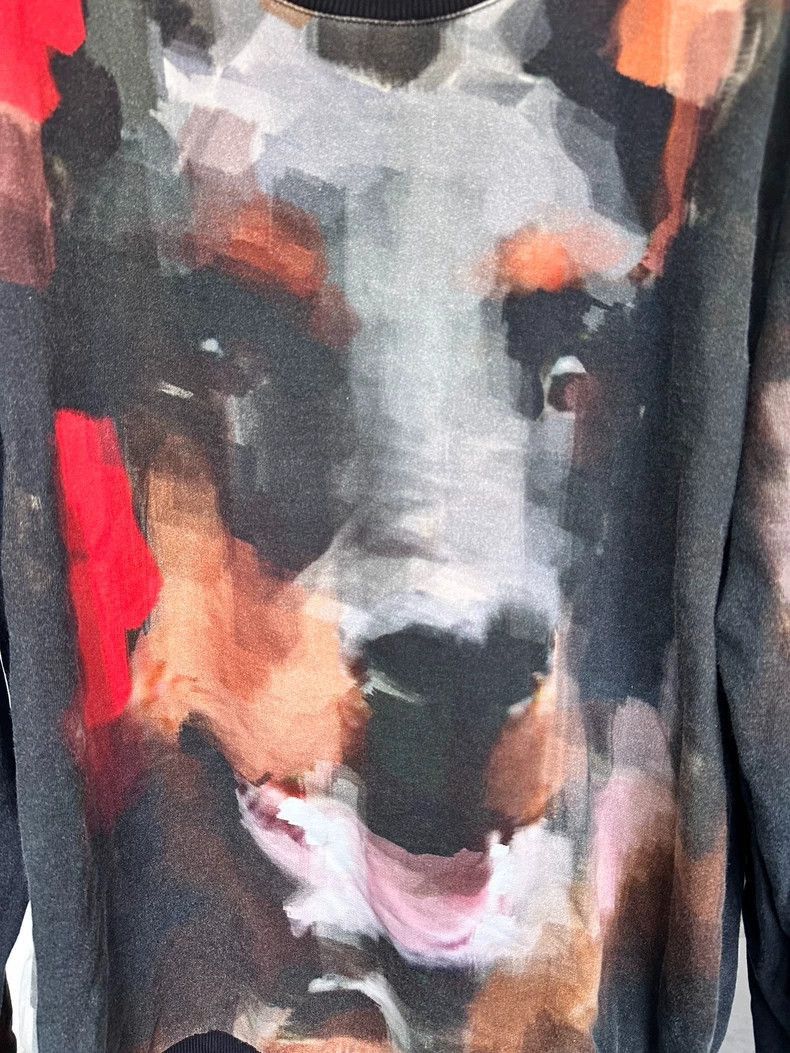 Givenchy Givenchy Givenchy Oversized Dog Print Sweatshirt -2507 Size US L / EU 52-54 / 3 - 2 Thumbnail