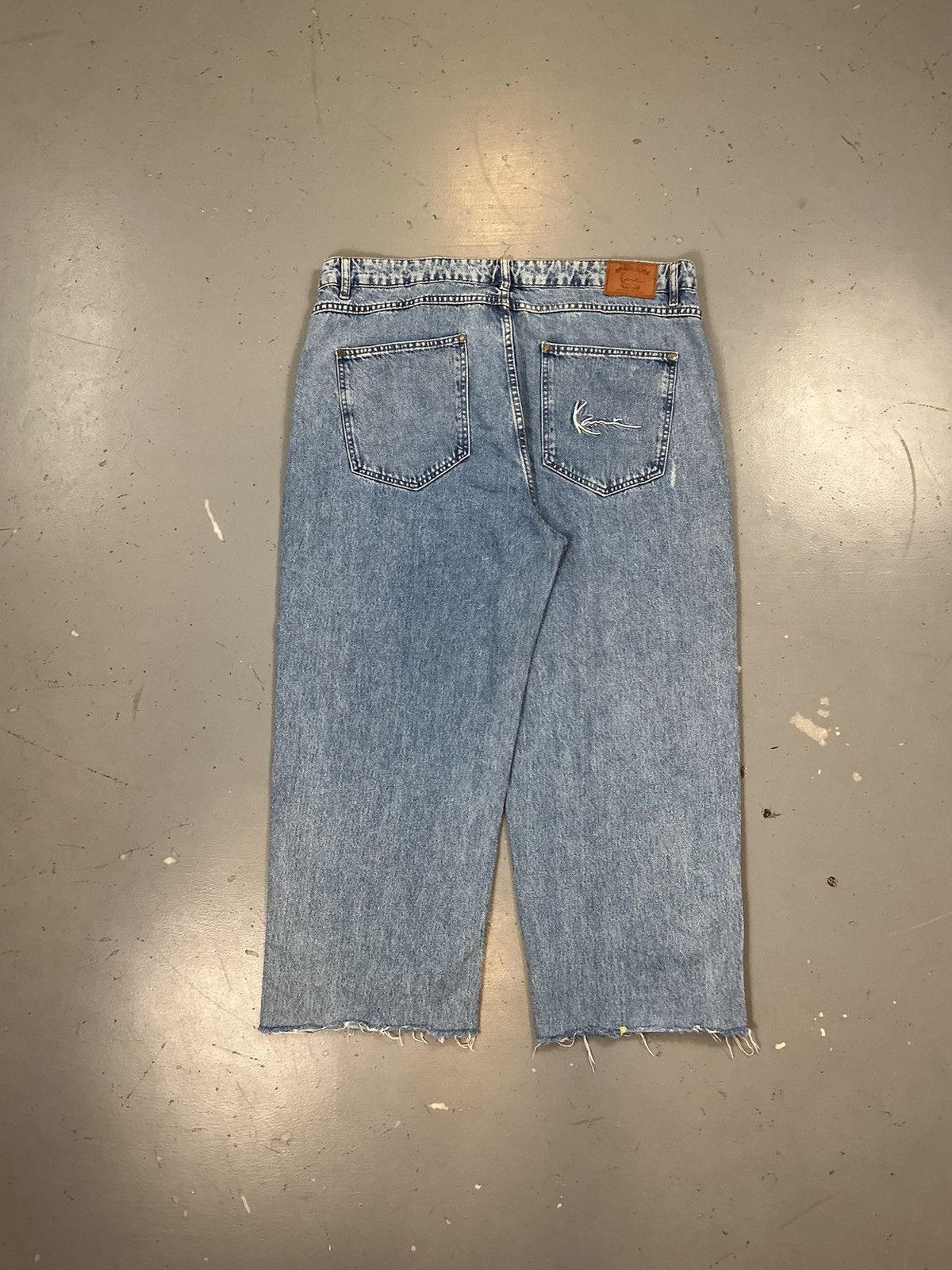 Karl Kani × Vintage Vintage Karl Kani SpellOut embroidered baggy fit denim Size US 42 / EU 58 - 10 Thumbnail