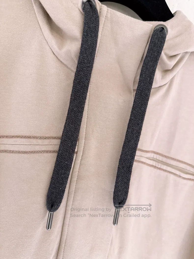 Brunello Cucinelli Brunello Cucinelli Beaded decorative hooded jacket Size XS / US 0-2 / IT 36-38 - 5 Thumbnail
