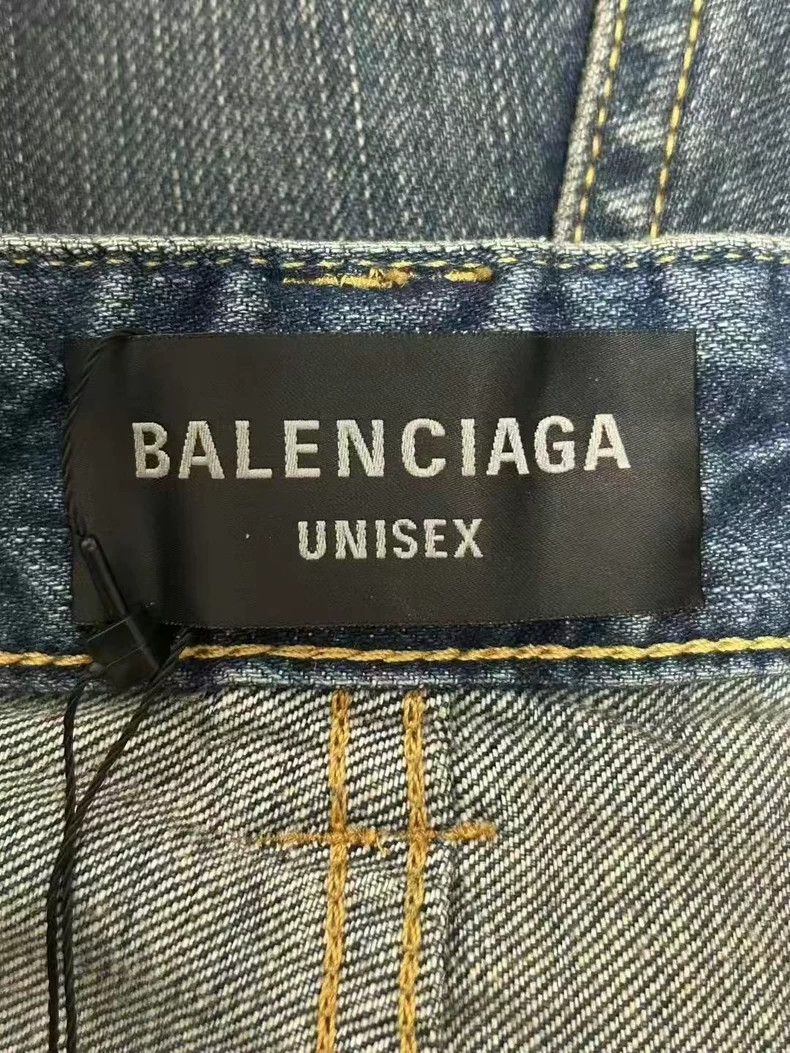 Balenciaga Balenciaga size M 25 Summer Latest Destroyed Faded Back Lo Size US 27 - 3 Thumbnail