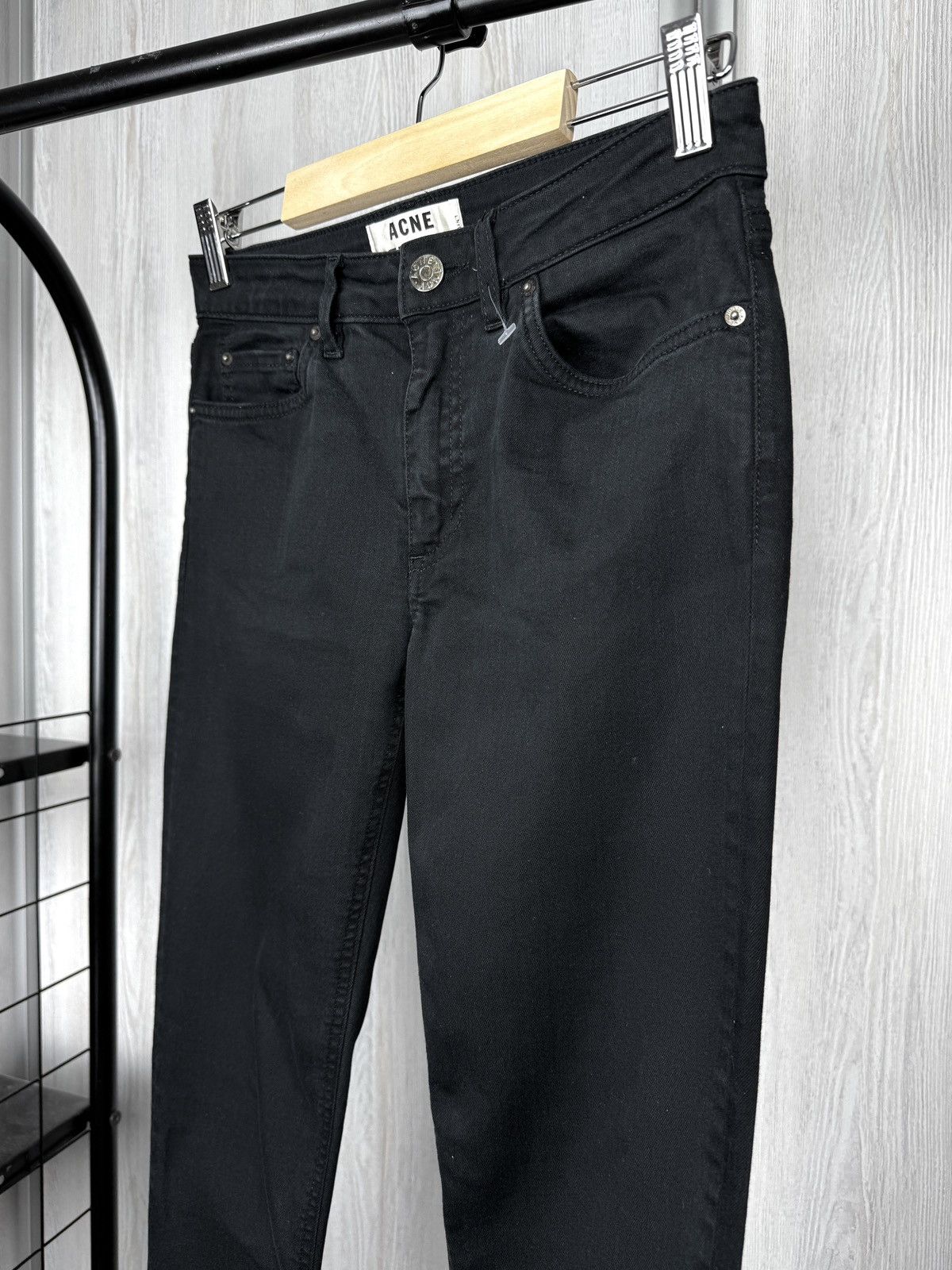 Acne Studios Acne Studios Skin 5 Lacey Black Ladies Skinny Jeans Size 27 Size 27" / US 4 / IT 40 - 4 Thumbnail