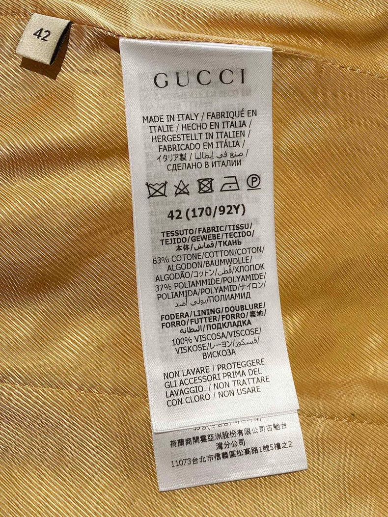 Gucci Gucci Yellow coat 2502-Nextarrow Size US S / EU 44-46 / 1 - 6 Thumbnail