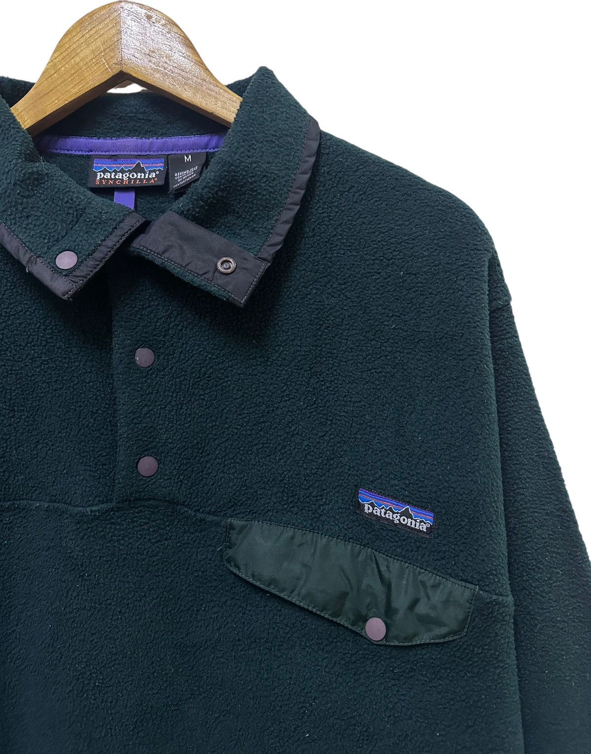 Mountain Hardwear × Patagonia × Vintage 90s Vintage Patagonia Synchilla Fleece Jacket Size US M / EU 48-50 / 2 - 2 Thumbnail