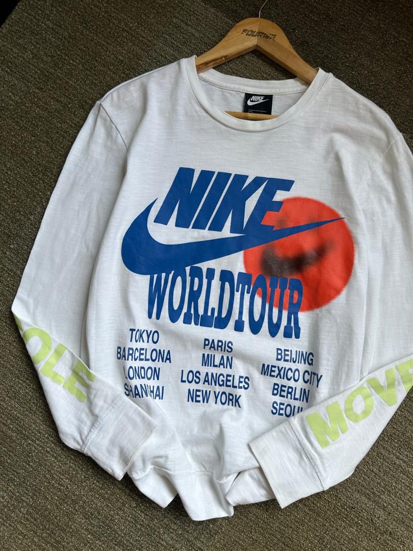 Band Tees × Designer × Nike NIKE WORLD TOUR TEE Size US L / EU 52-54 / 3 - 2 Thumbnail