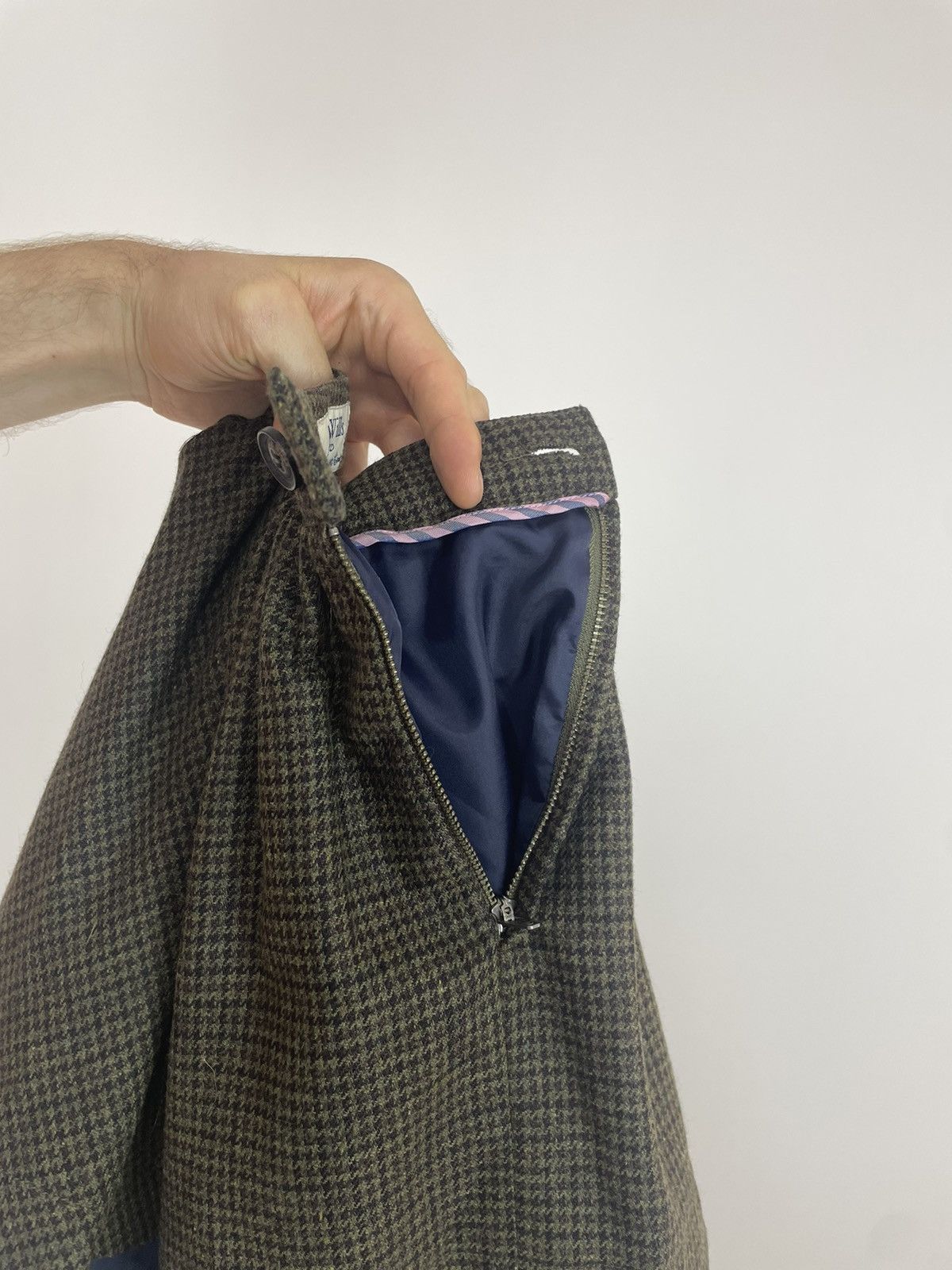 Jack Wills × Vintage Jack Wills Wool pleated mini skirt Womens size 8 Size 27" / US 4 / IT 40 - 11 Thumbnail