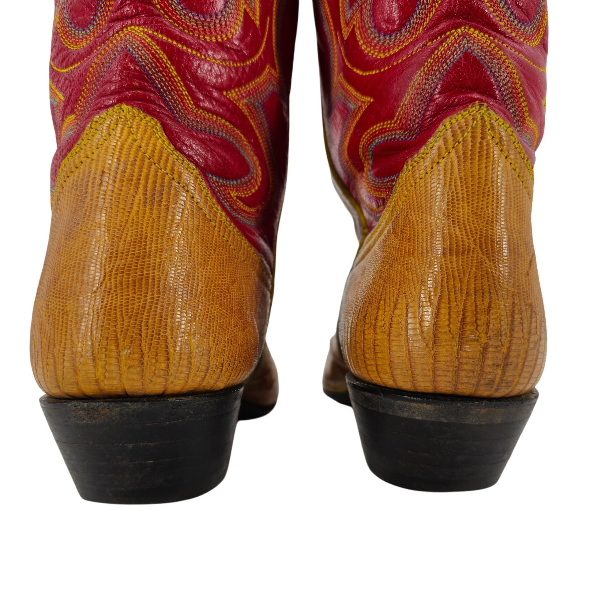 Other Stunning Womens 8C Smiths Aspen Honey Brown Lizard Cowboy W Size US 8 / IT 38 - 13 Thumbnail