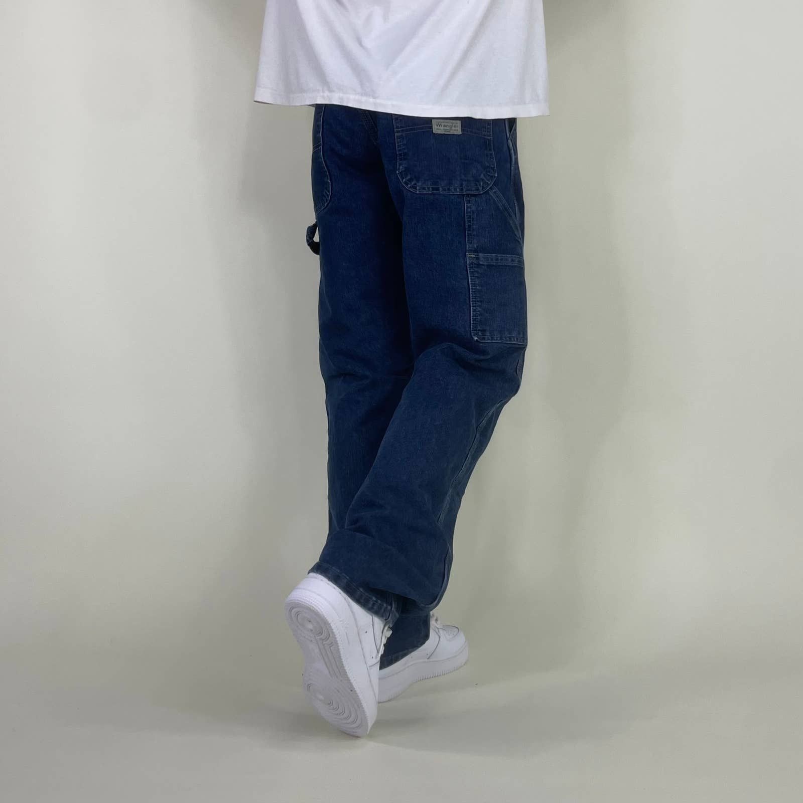 Vintage Vintage Workwear Painters Dungaree Carpenter Denim Pants Size US 29 - 1 Thumbnail