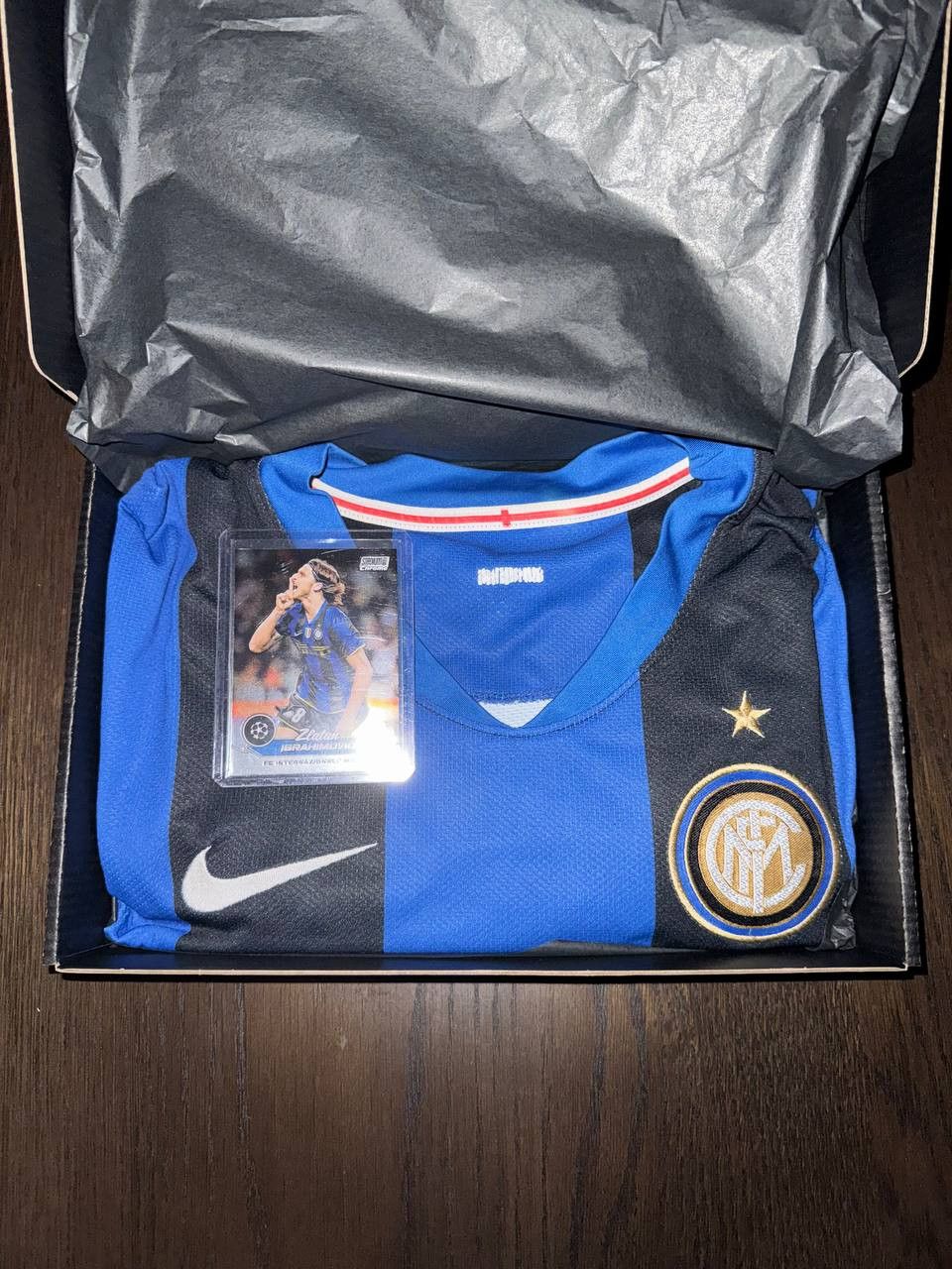 Nike Inter Milan 08/09 Home Kit #Ibrahimović 8 L + Player Card Size US L / EU 52-54 / 3 - 15 Thumbnail